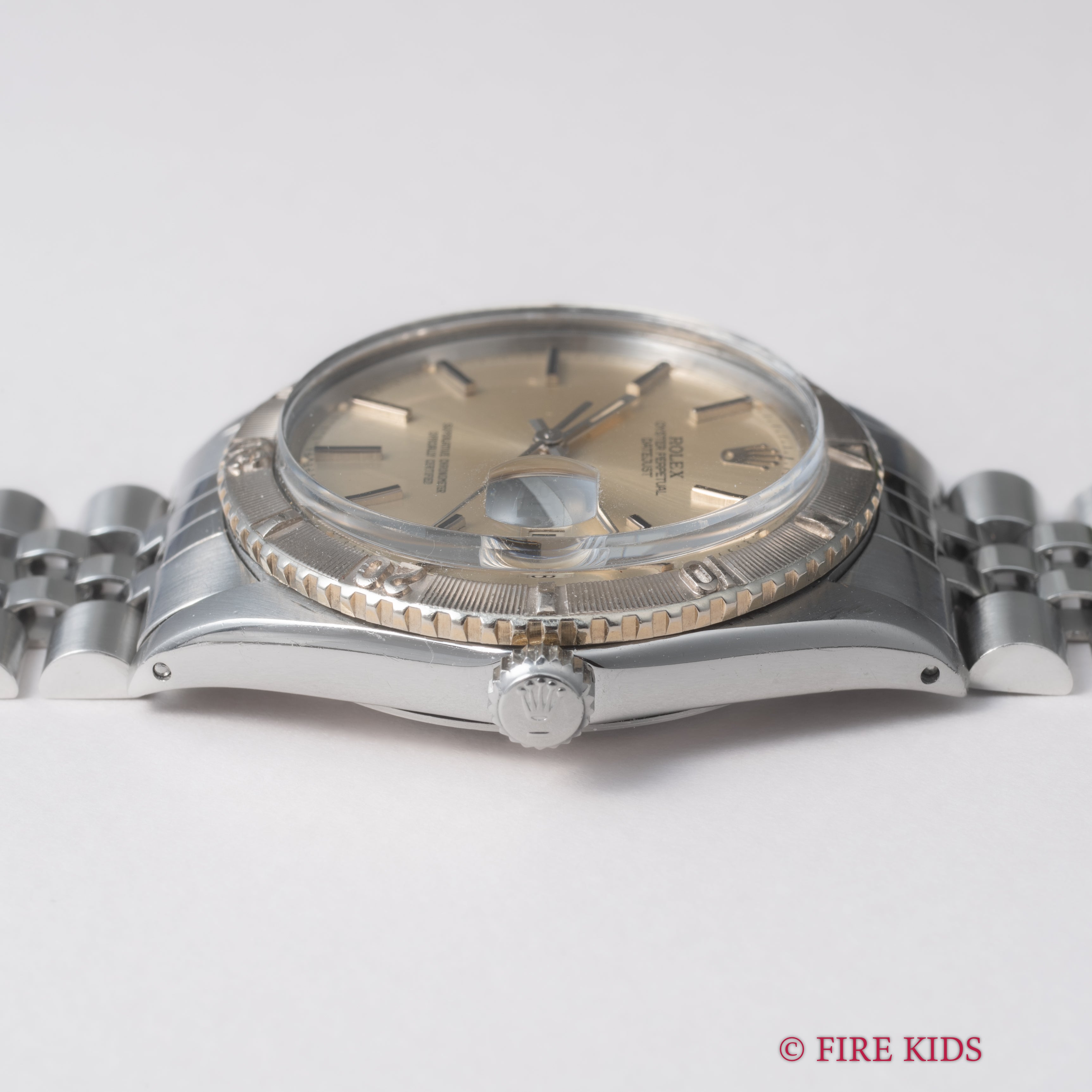 ロレックス サンダーバード 1968年製 Ref.1625 ホワイトゴールド回転ベゼル デイトジャスト 純正ジュビリーブレス