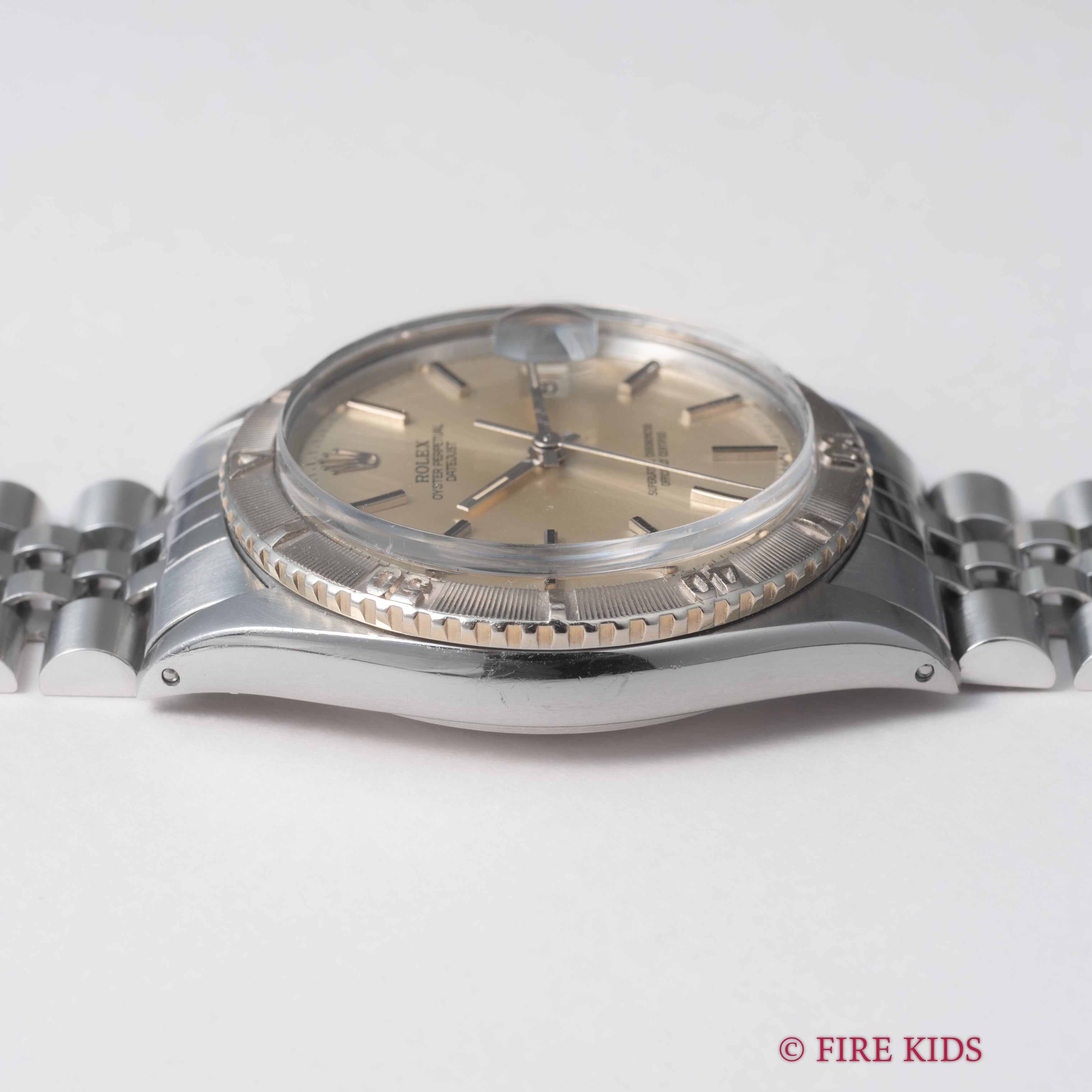 ロレックス サンダーバード 1968年製 Ref.1625 ホワイトゴールド回転ベゼル デイトジャスト 純正ジュビリーブレス