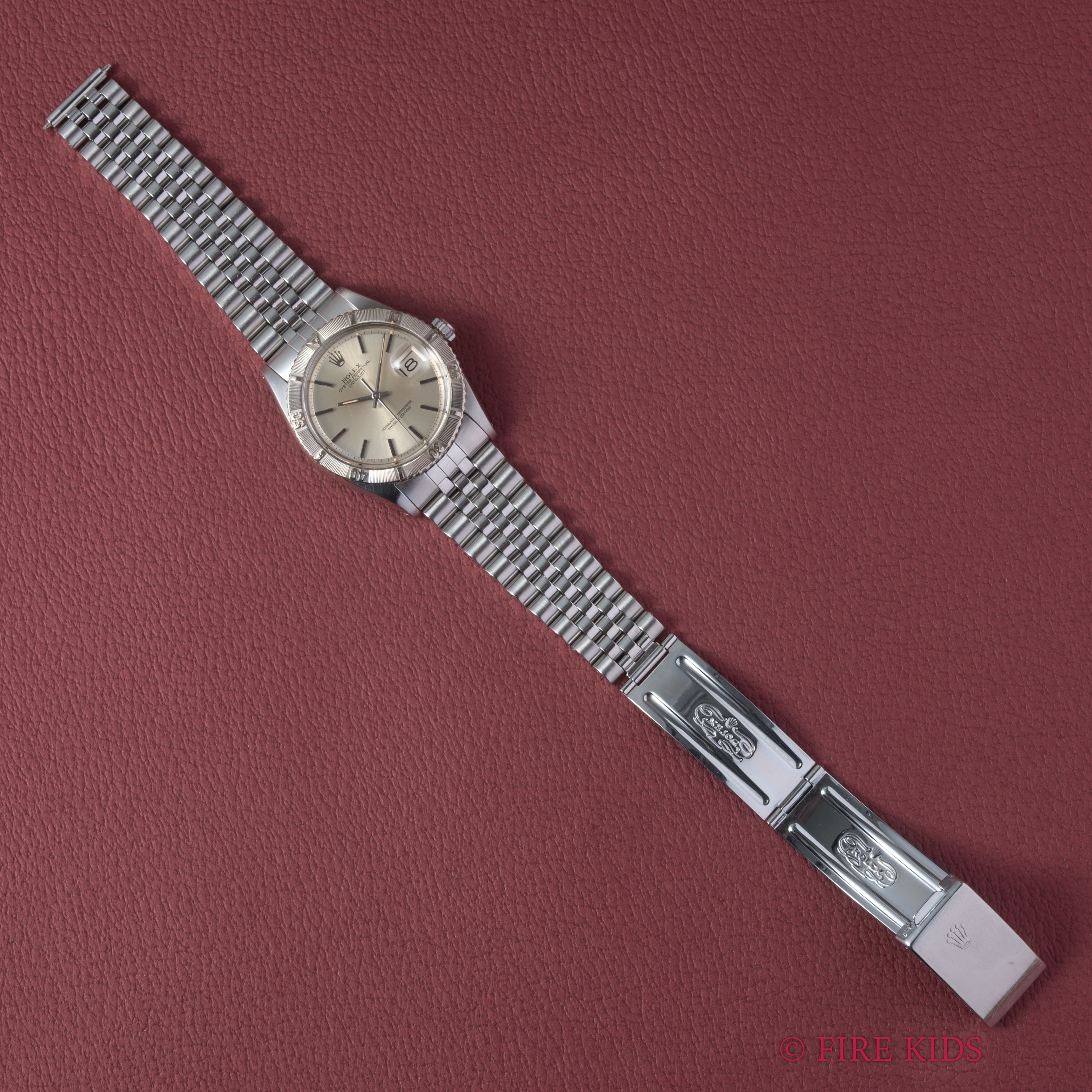 ロレックス サンダーバード 1968年製 Ref.1625 ホワイトゴールド回転ベゼル デイトジャスト 純正ジュビリーブレス