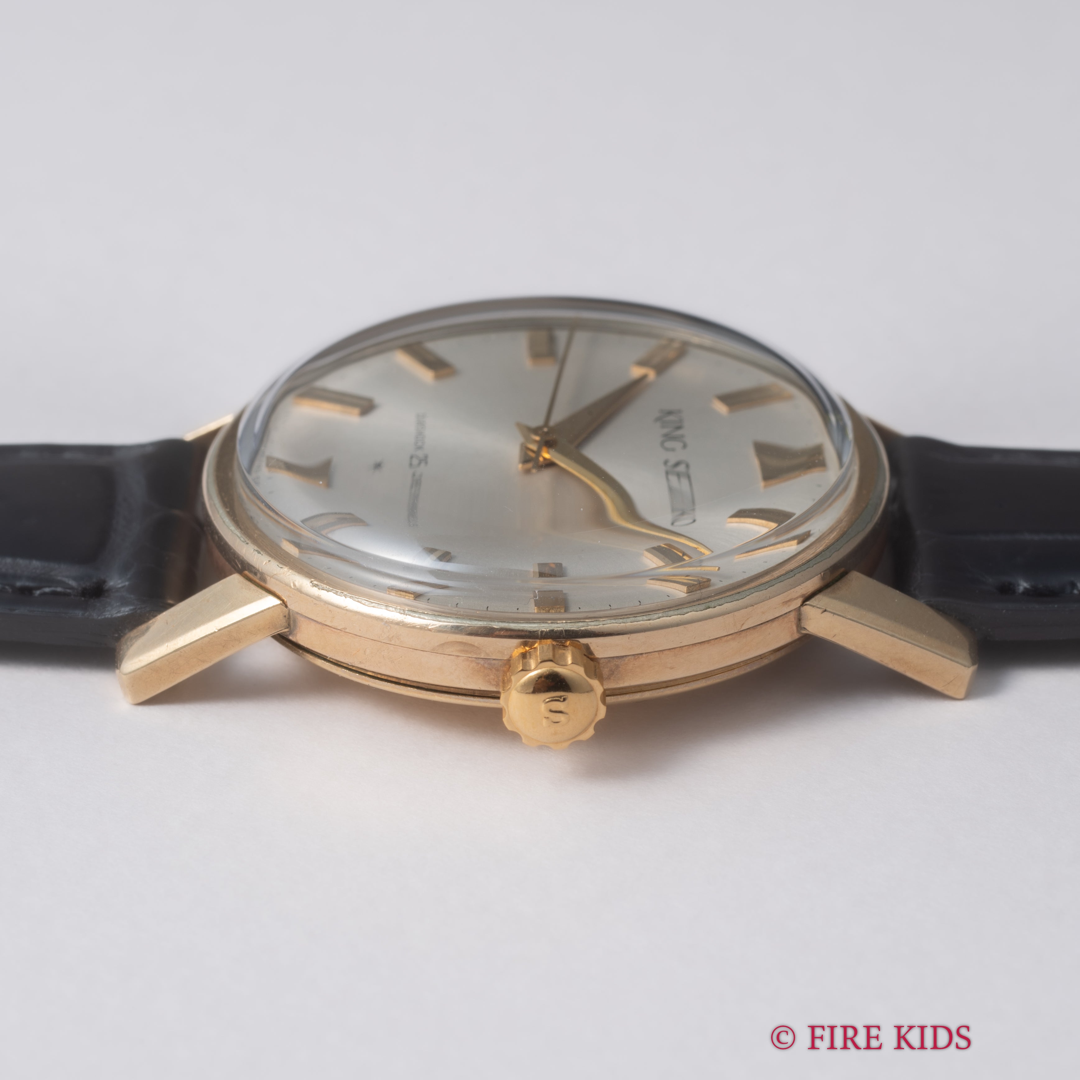キングセイコーファーストモデル 1963年製 100ミクロン金張り Ref. J14102 KS