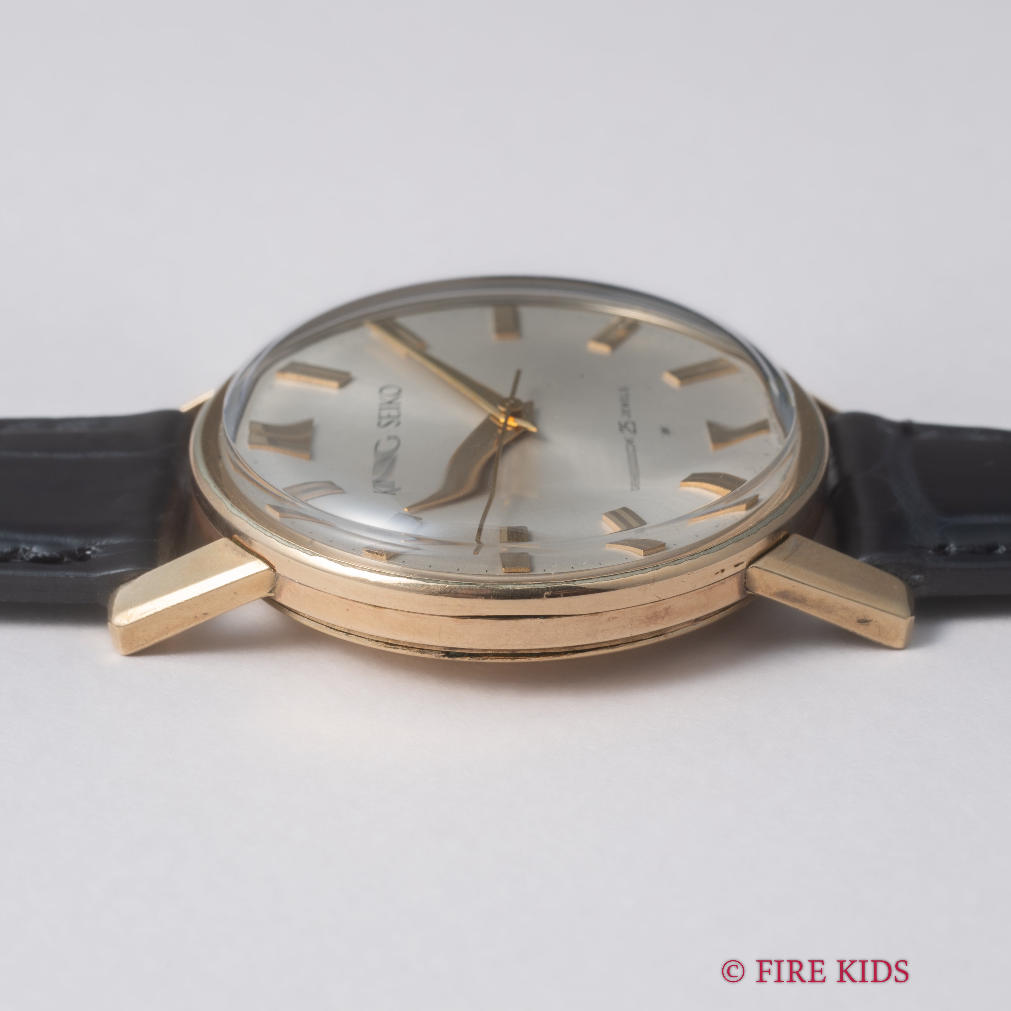 キングセイコーファーストモデル 1963年製 100ミクロン金張り Ref. J14102 KS