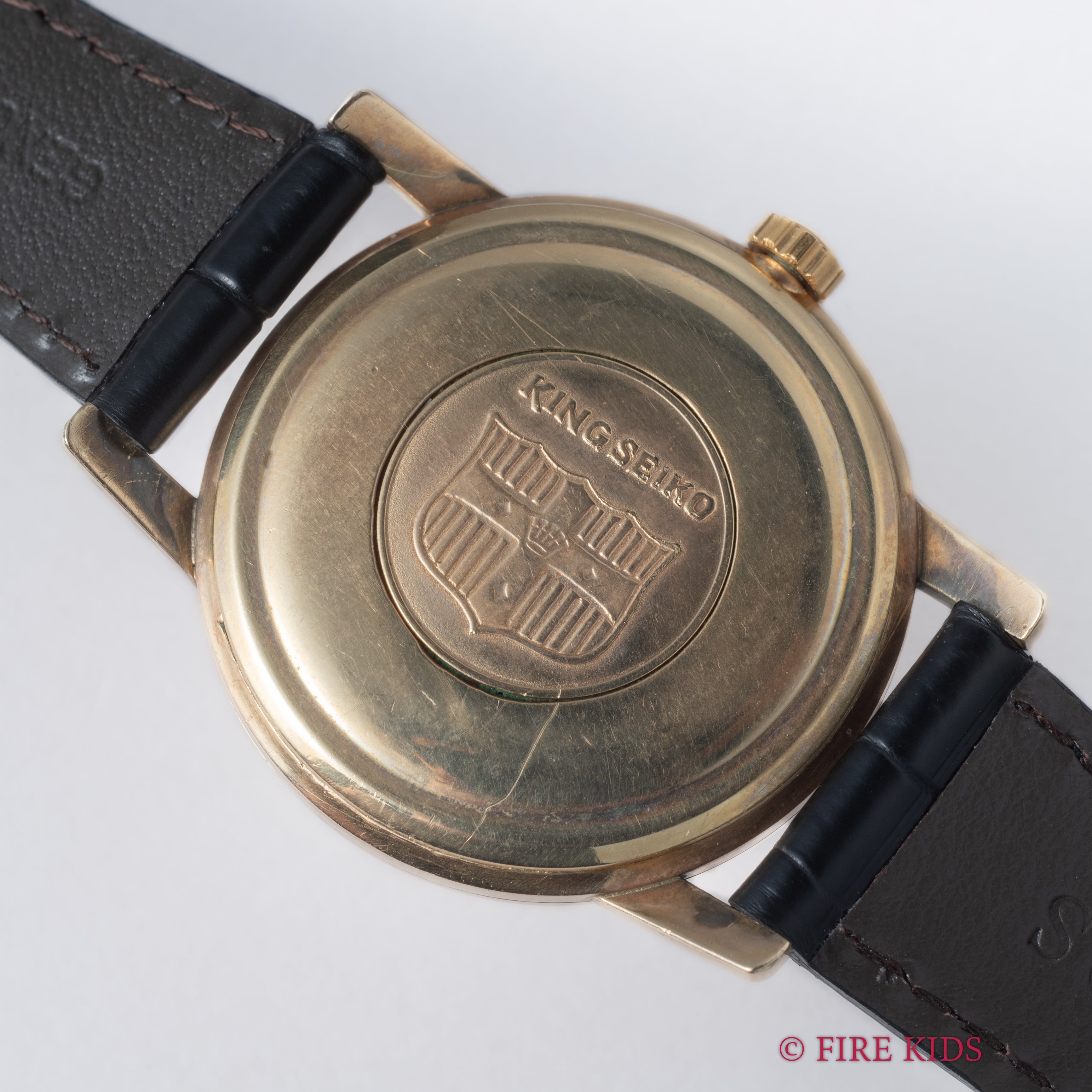 キングセイコーファーストモデル 1963年製 100ミクロン金張り Ref. J14102 KS