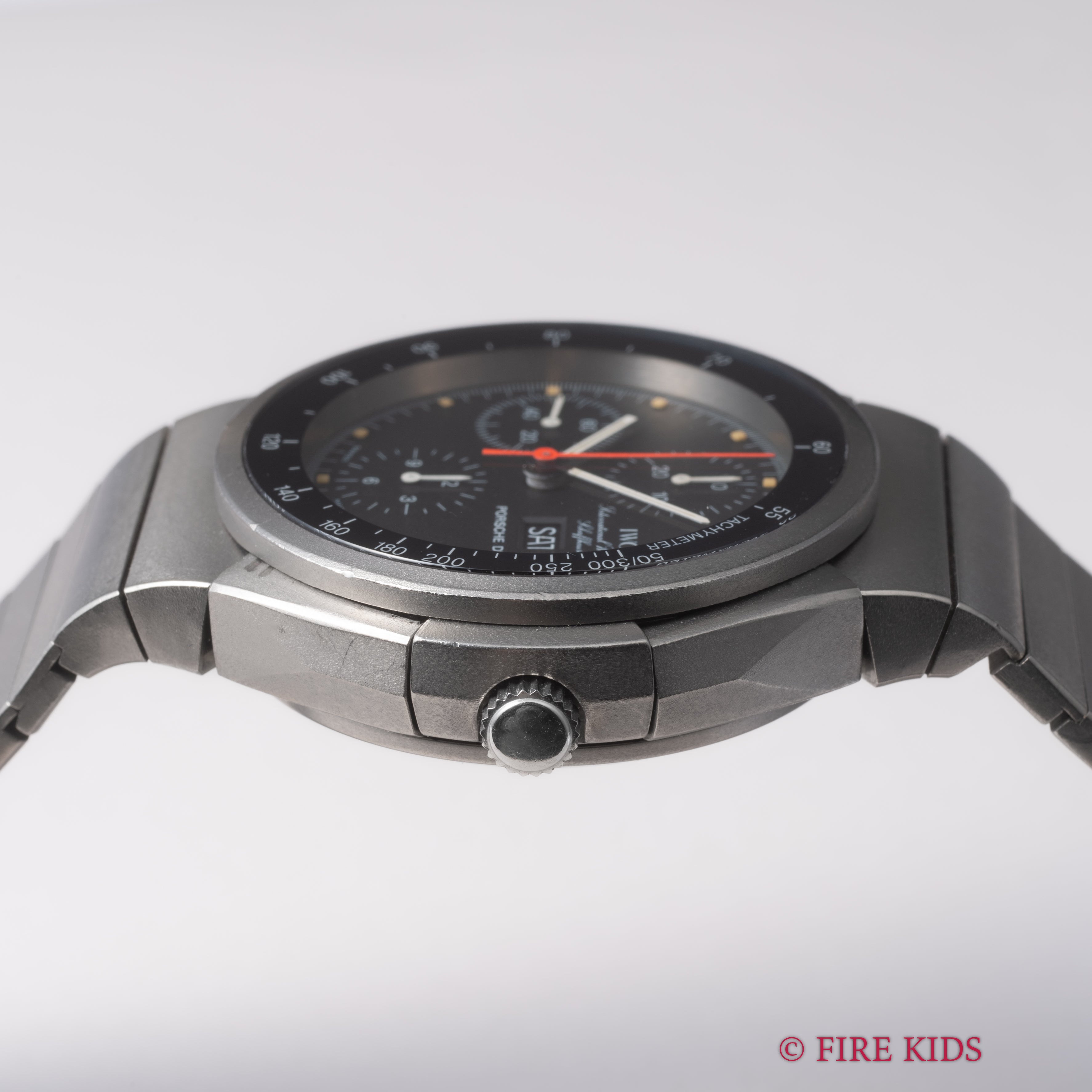 ポルシェデザイン by IWC 1981年製 自動巻クロノグラフ Ref.3700 チタンケースブレス