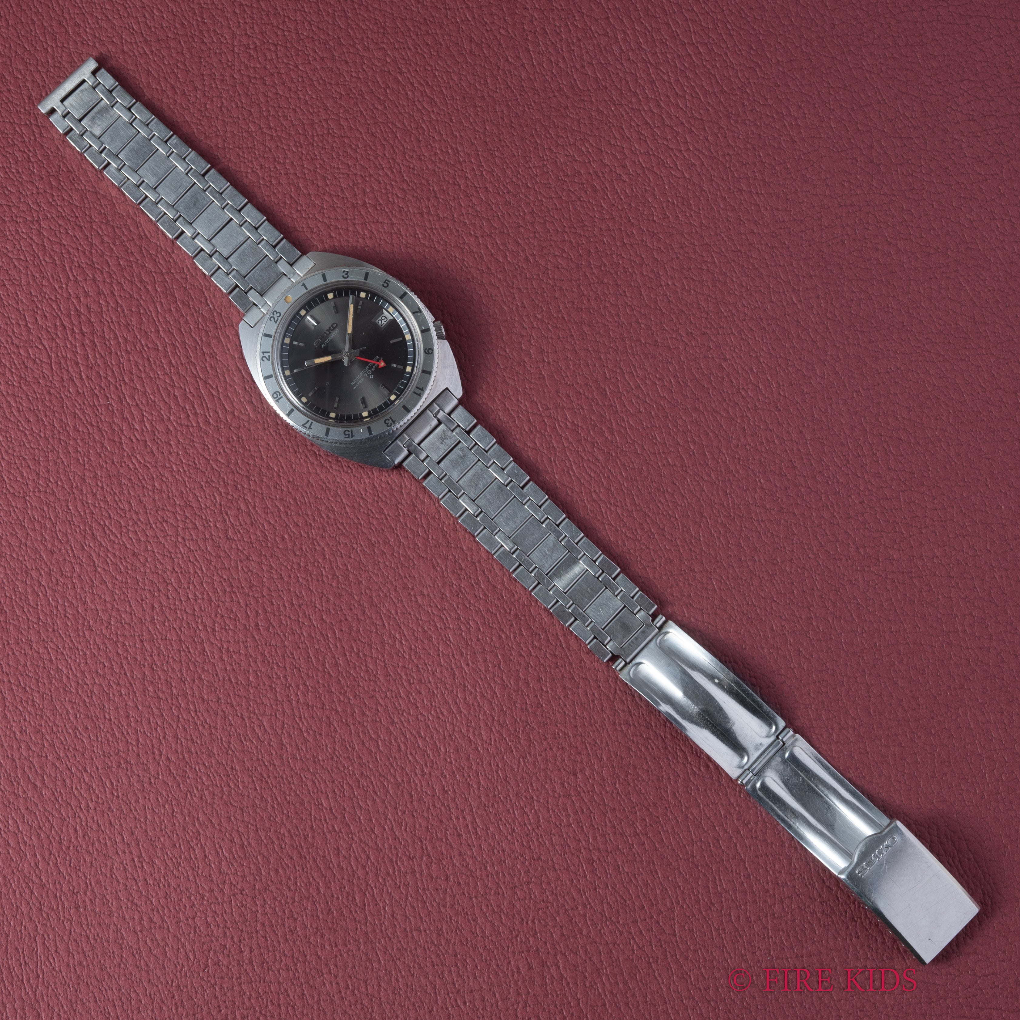 セイコー ナビゲータータイマー ファーストモデル 1968年製 回転ベゼル GMT Ref.6117-8009