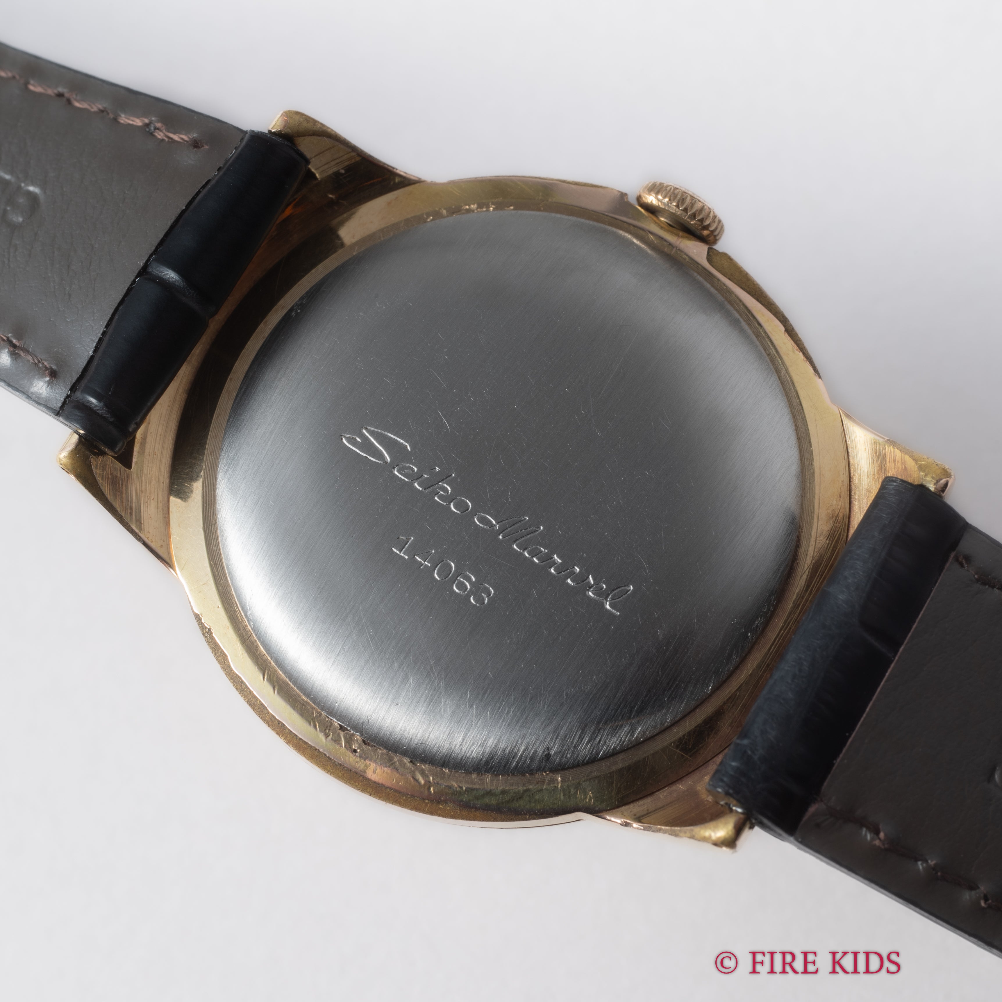 セイコー マーベル 1958年製 ブラックタペストリー SDダイヤル カバードケース Ref.14063