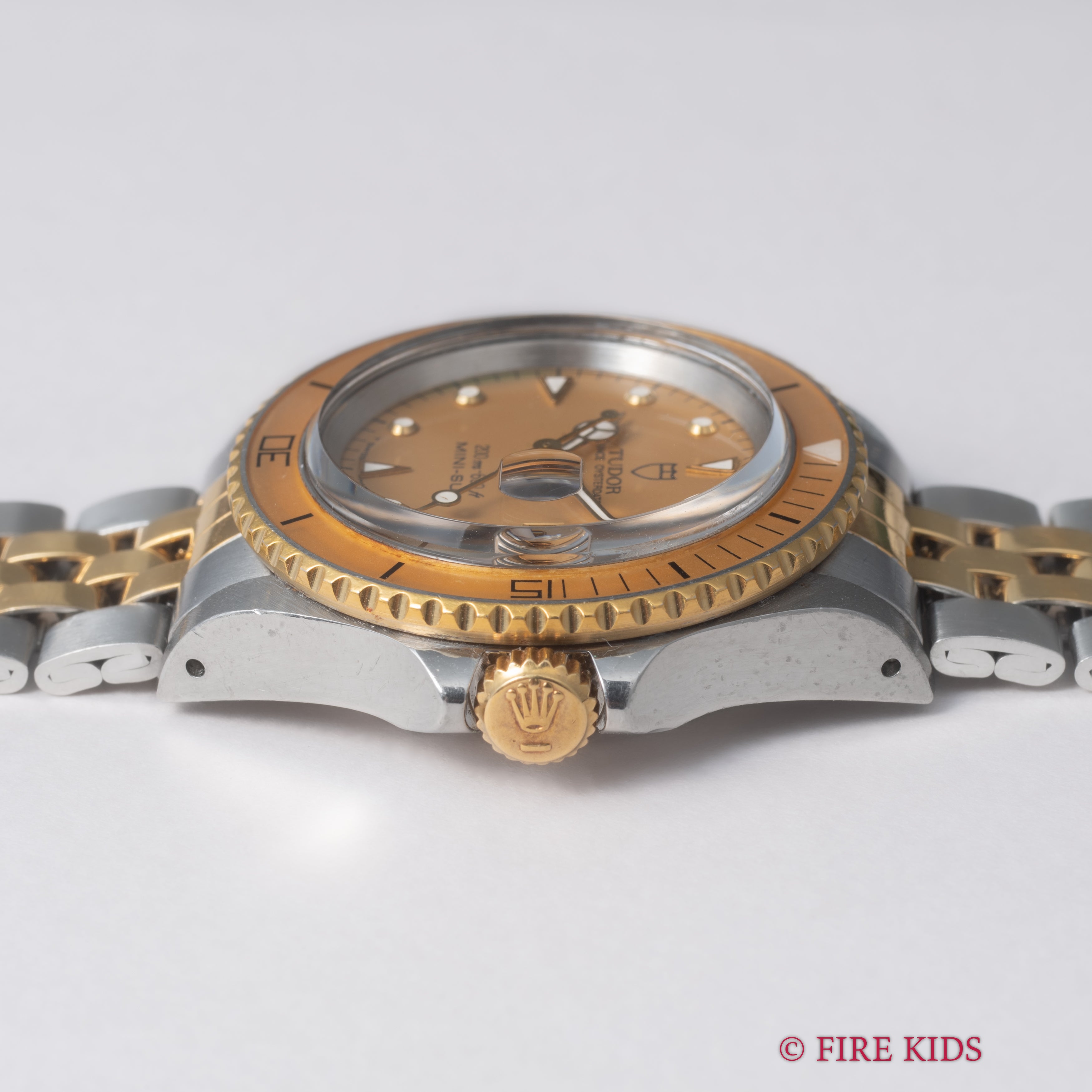 チューダー ミニサブ 自動巻き 1991年製 Ref.73091 コンビ 王冠リューズ 純正ブレス 箱ギャラ