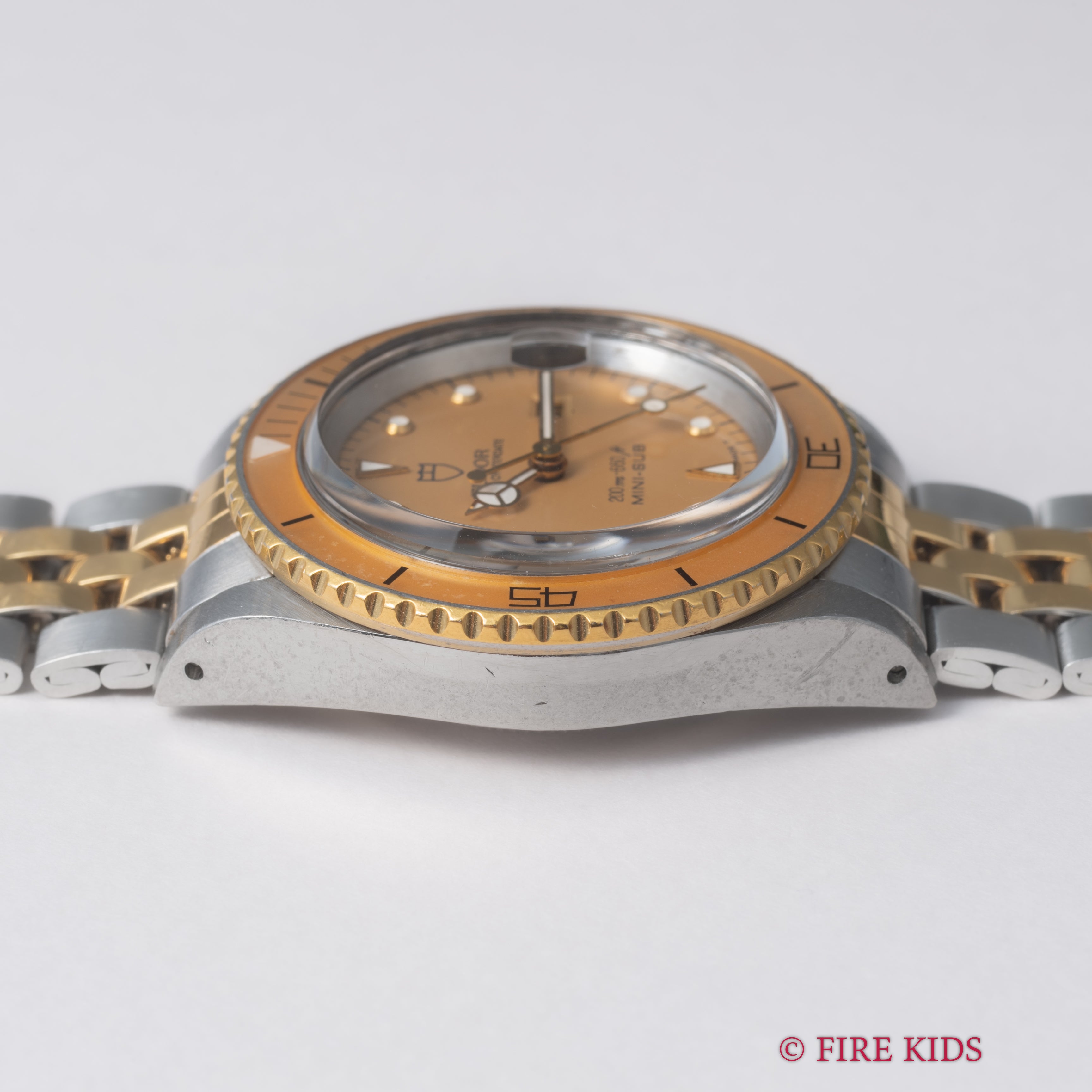 チューダー ミニサブ 自動巻き 1991年製 Ref.73091 コンビ 王冠リューズ 純正ブレス 箱ギャラ