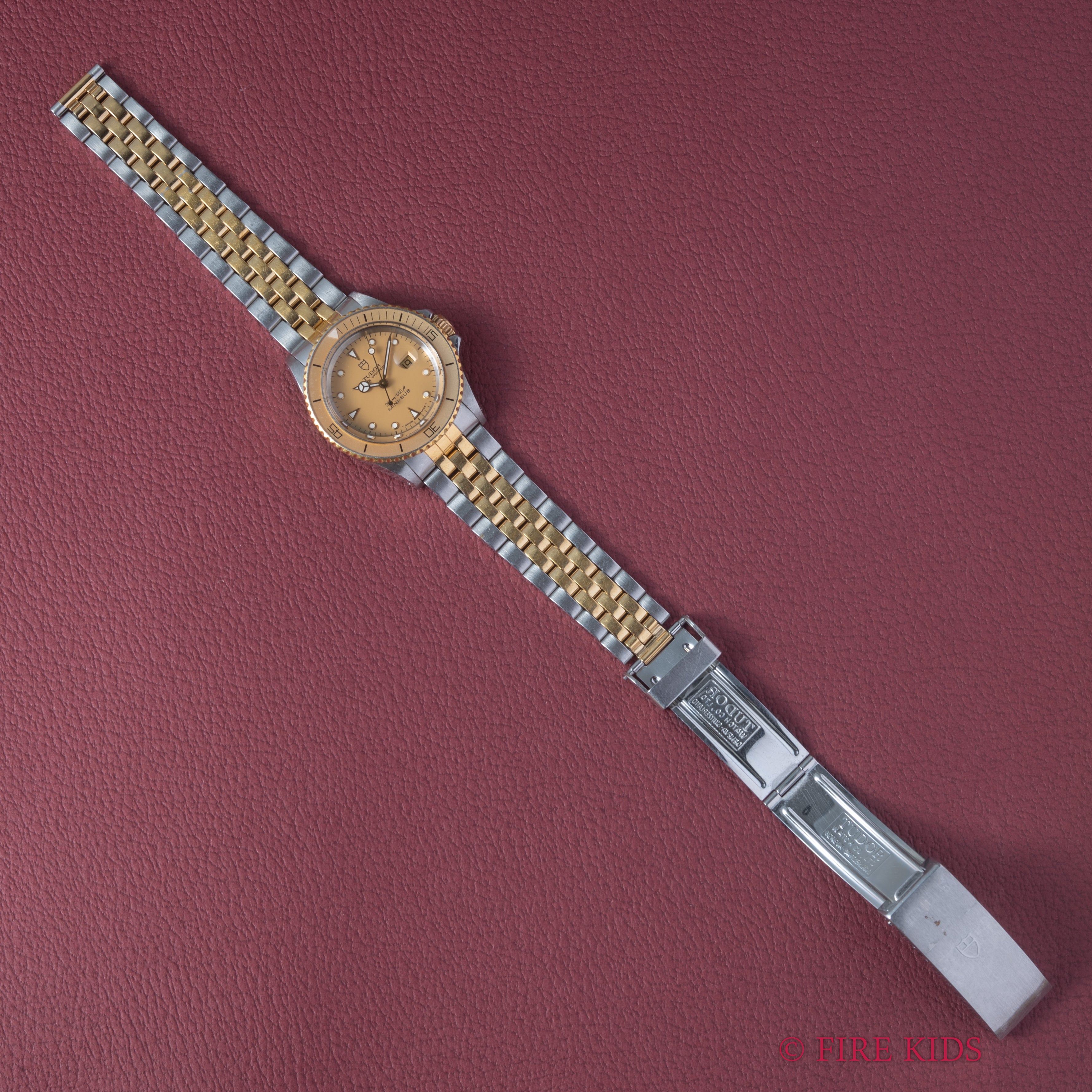 チューダー ミニサブ 自動巻き 1991年製 Ref.73091 コンビ 王冠リューズ 純正ブレス 箱ギャラ