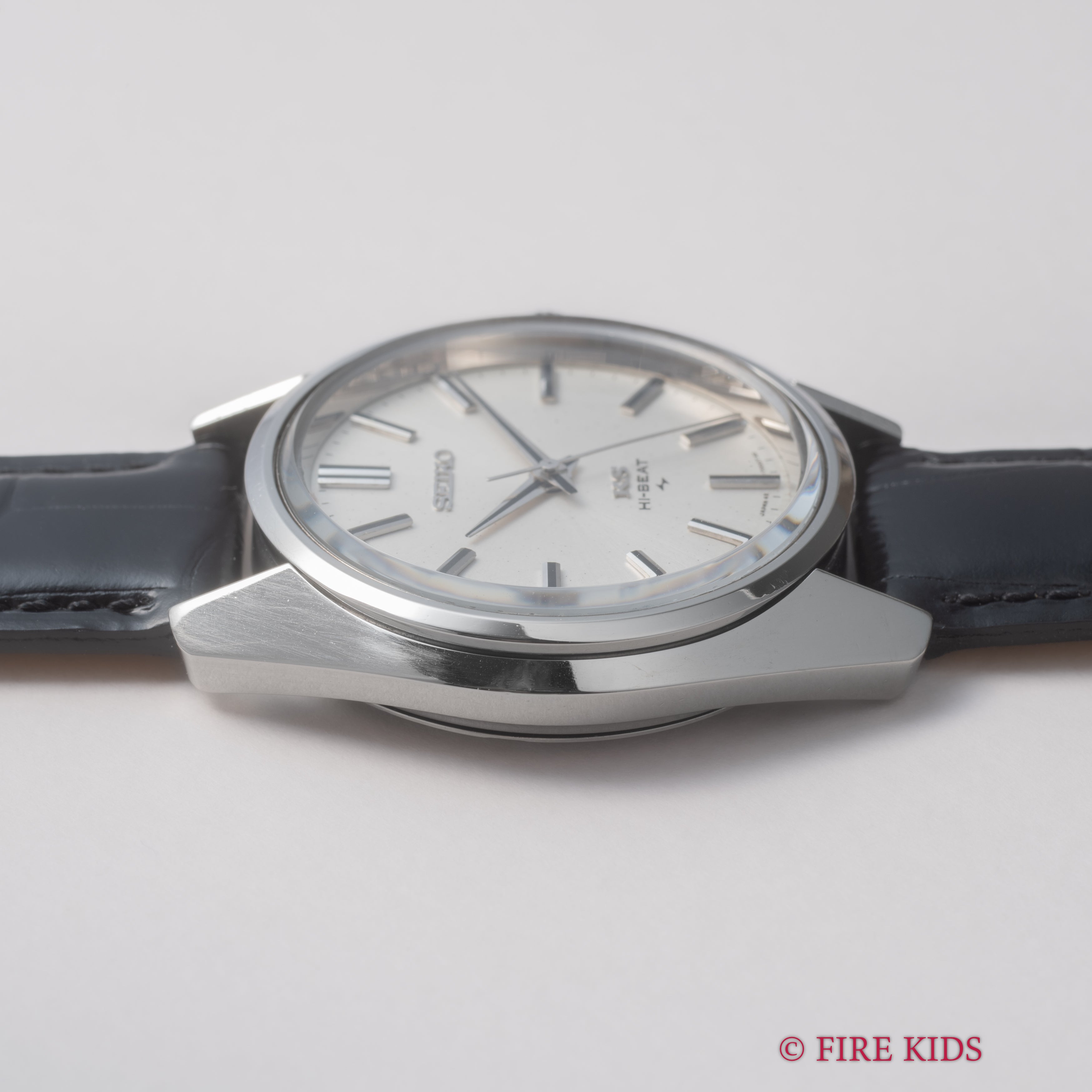 キングセイコー 1972年製 Ref.45-7001 10振動手巻き 45KSノンデイト 裏蓋刻印 スケルトン裏蓋付き