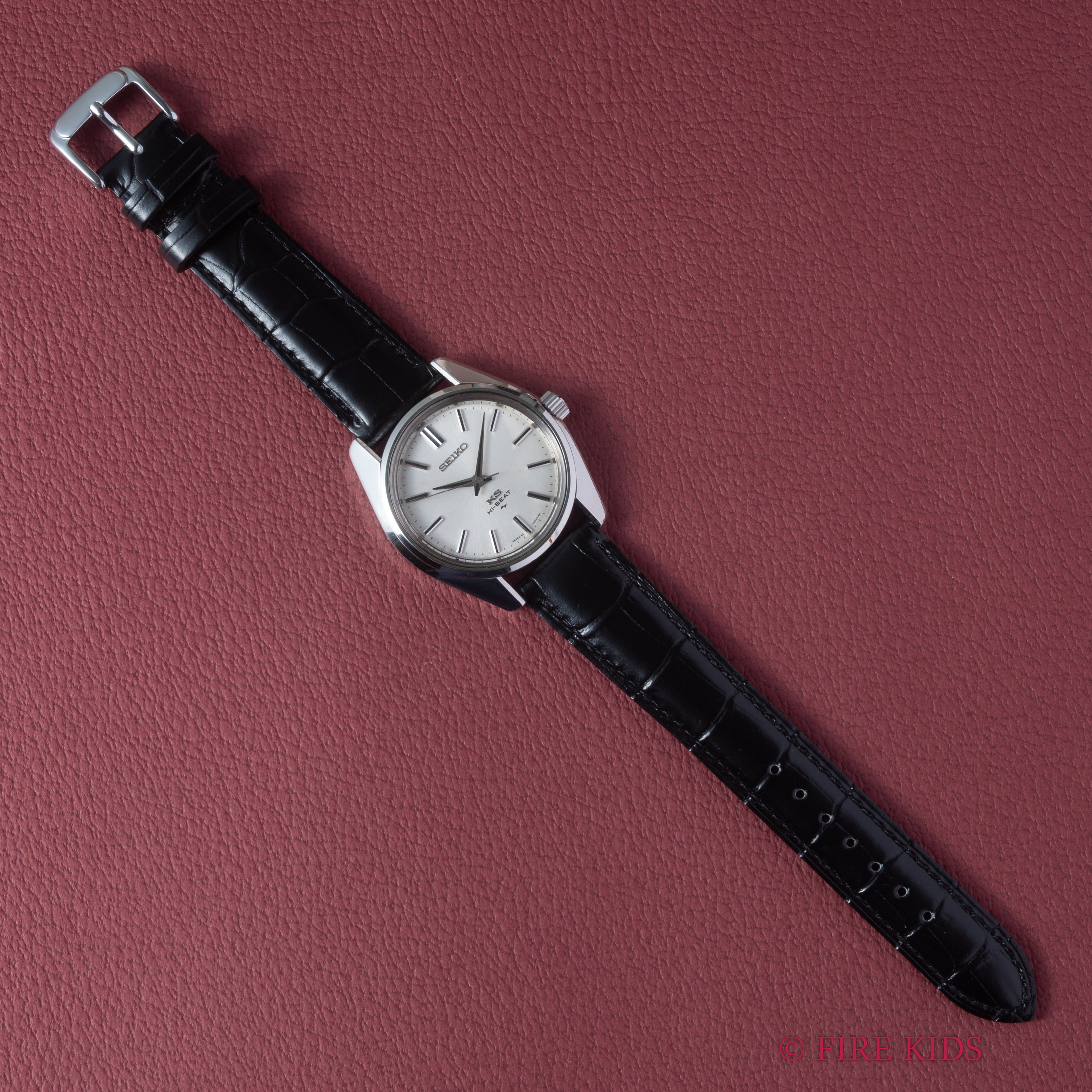 キングセイコー 1972年製 Ref.45-7001 10振動手巻き 45KSノンデイト 裏蓋刻印 スケルトン裏蓋付き