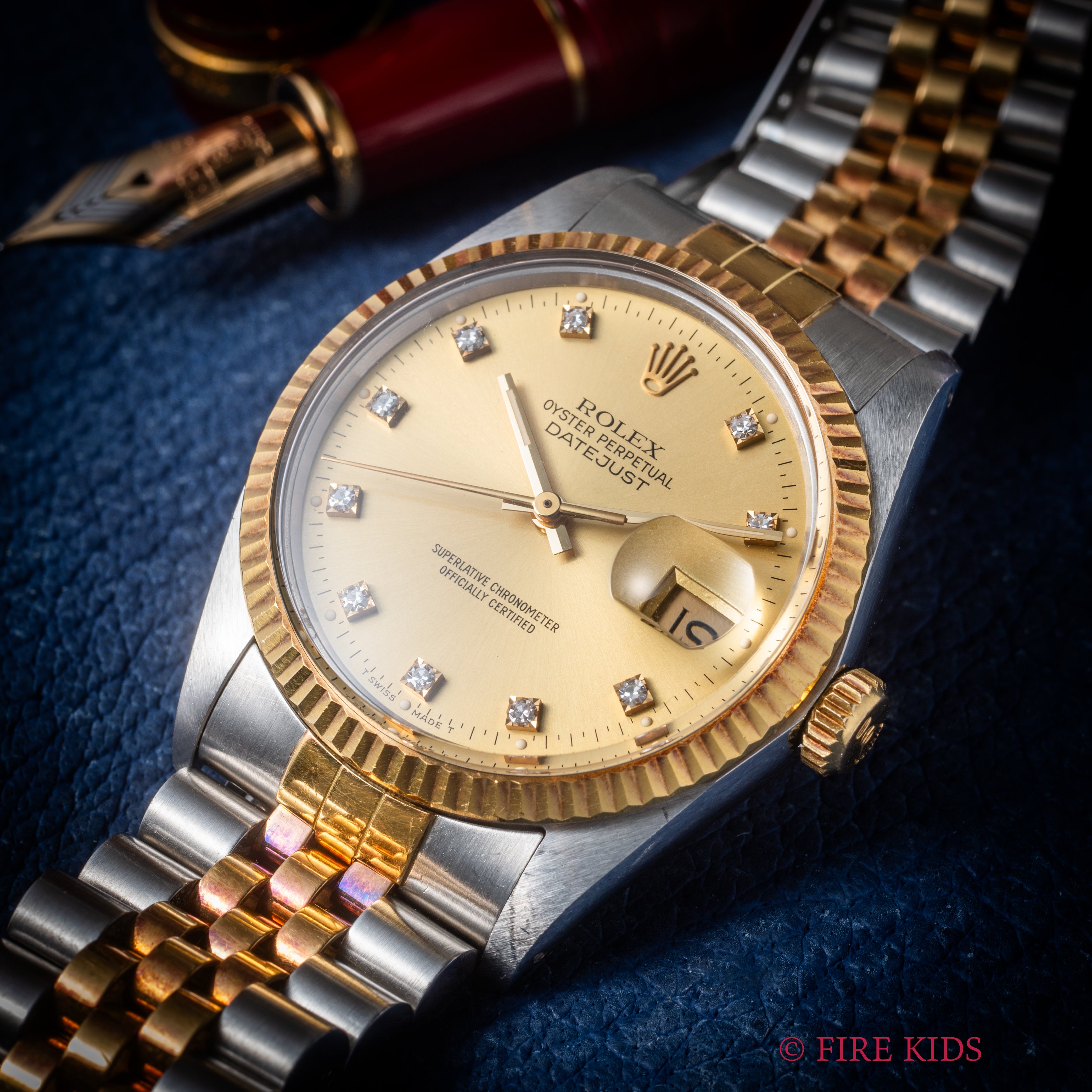 ロレックス 1987～88年製 デイトジャスト コンビ Ref.16013G 自動巻