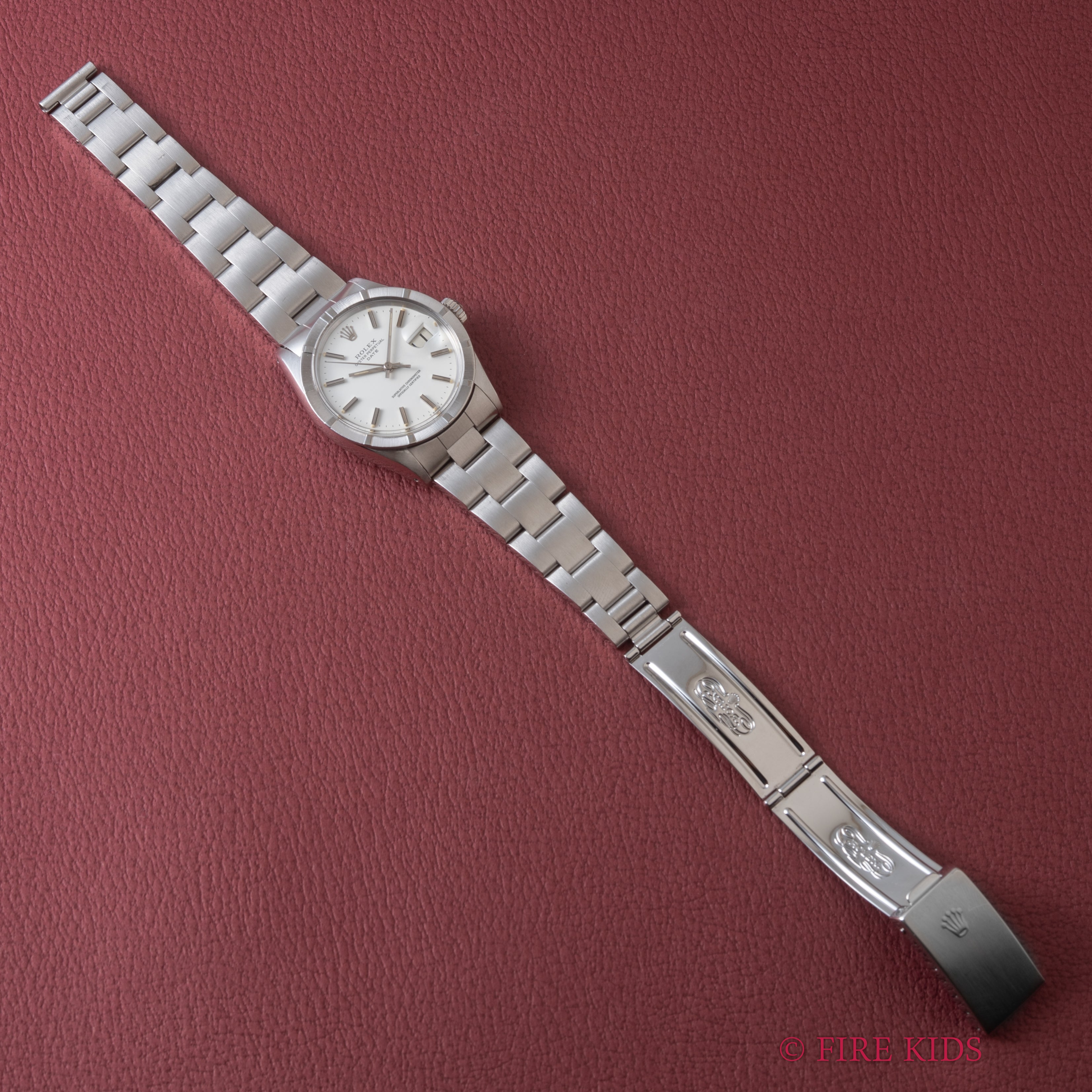 ロレックス 1970年製（昭和45年製）Ref.1501 エンジンターンドベゼル ホワイトダイヤル