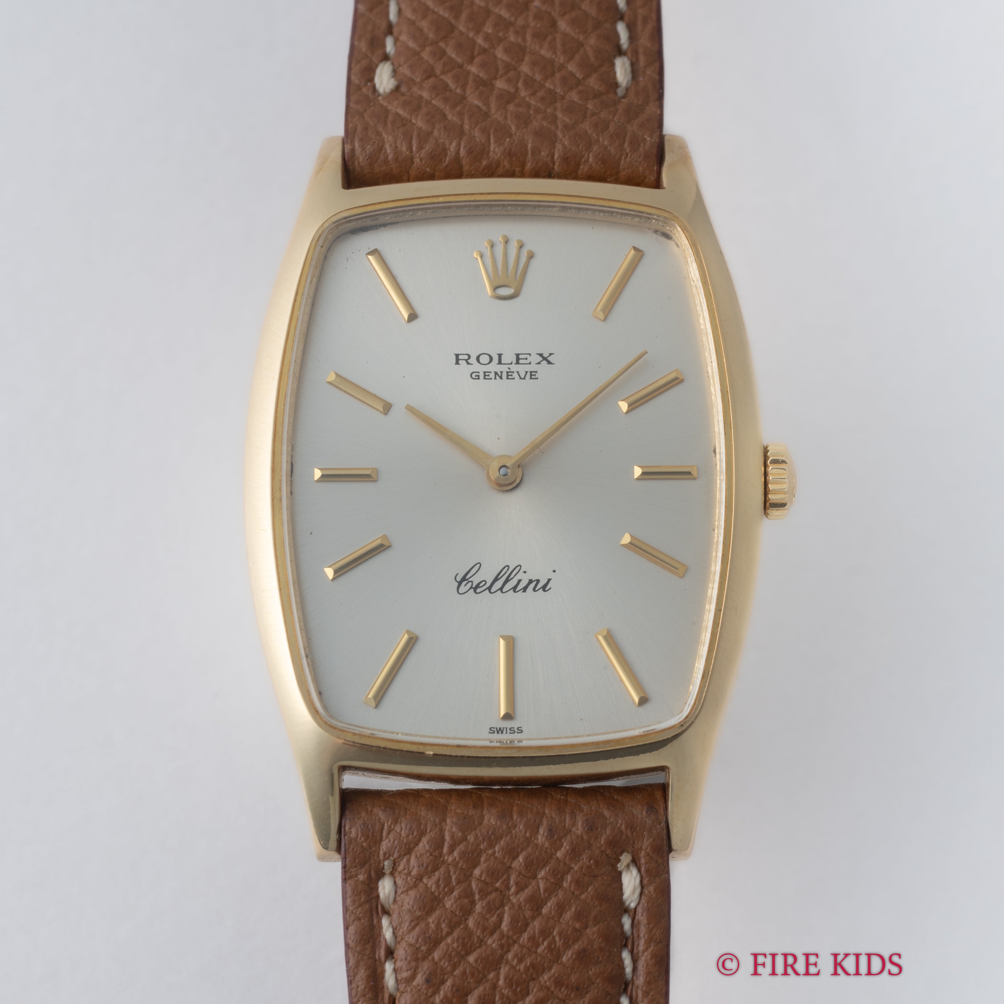 ロレックス チェリーニ 1969年製 トノー型 18金無垢 Ref.3807 手巻き Cal.1600