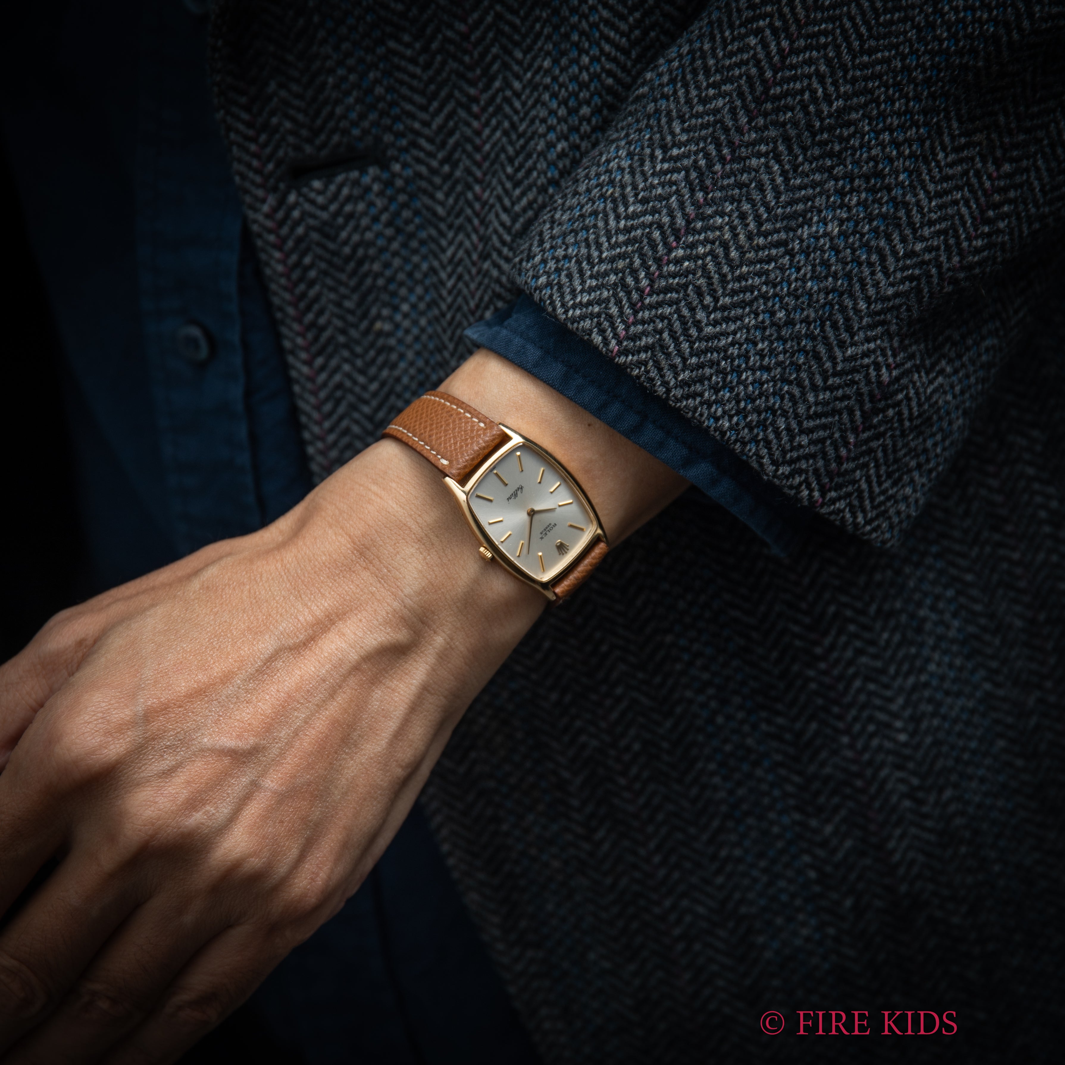 ロレックス チェリーニ 1969年製 トノー型 18金無垢 Ref.3807 手巻き