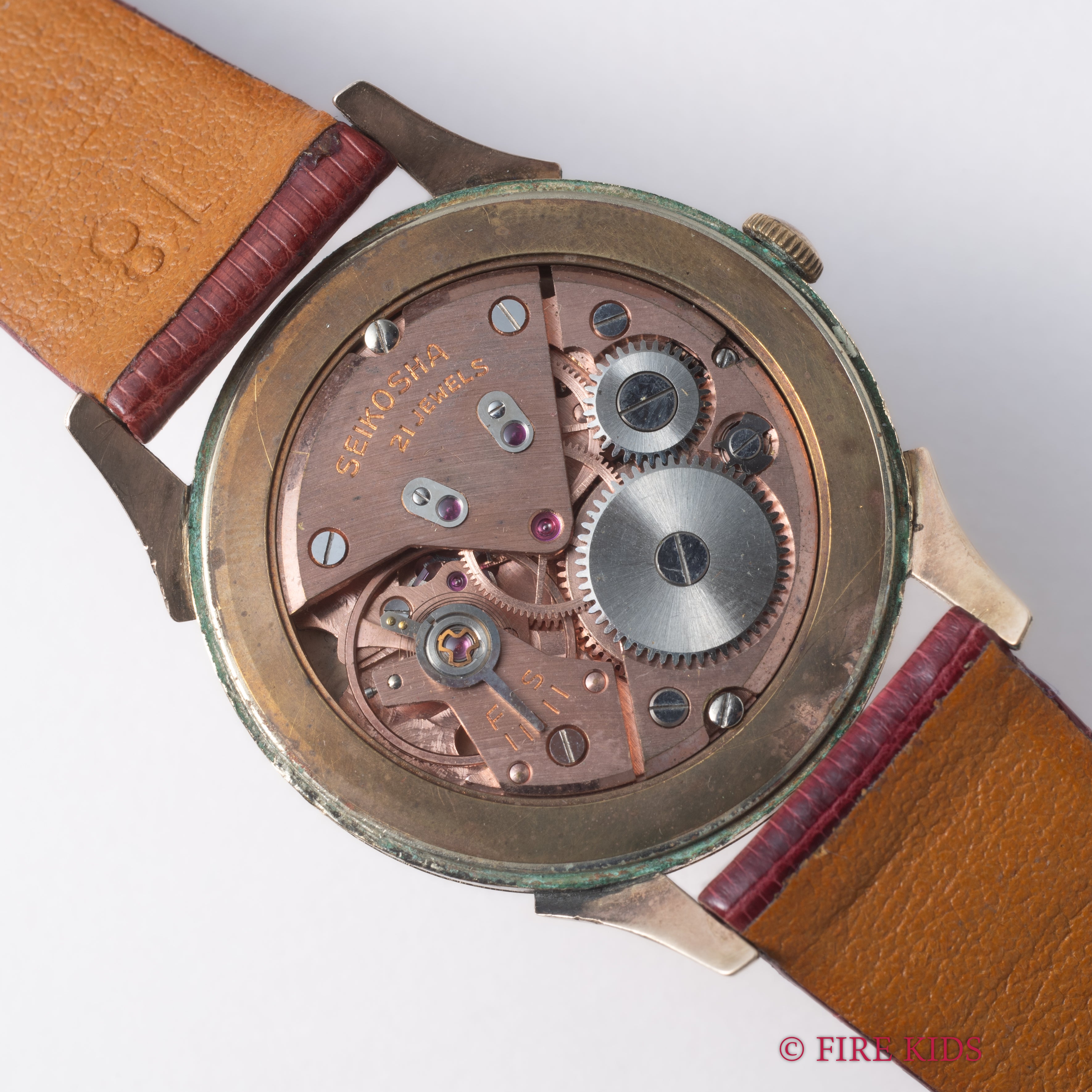 セイコー マーベル SDツートンダイヤル 1958年製 21石手巻 Ref.14052M 金張りケース