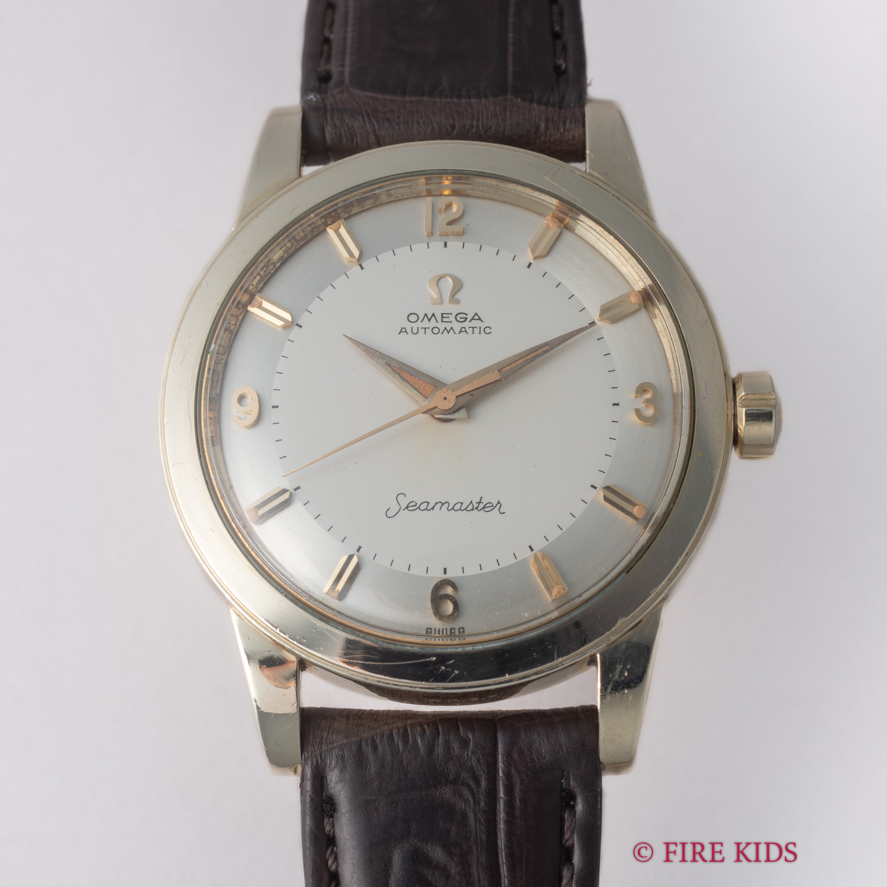 オメガ シーマスター 1958年製 Ref.GX6250 自動巻き Cal.500 14KYGF