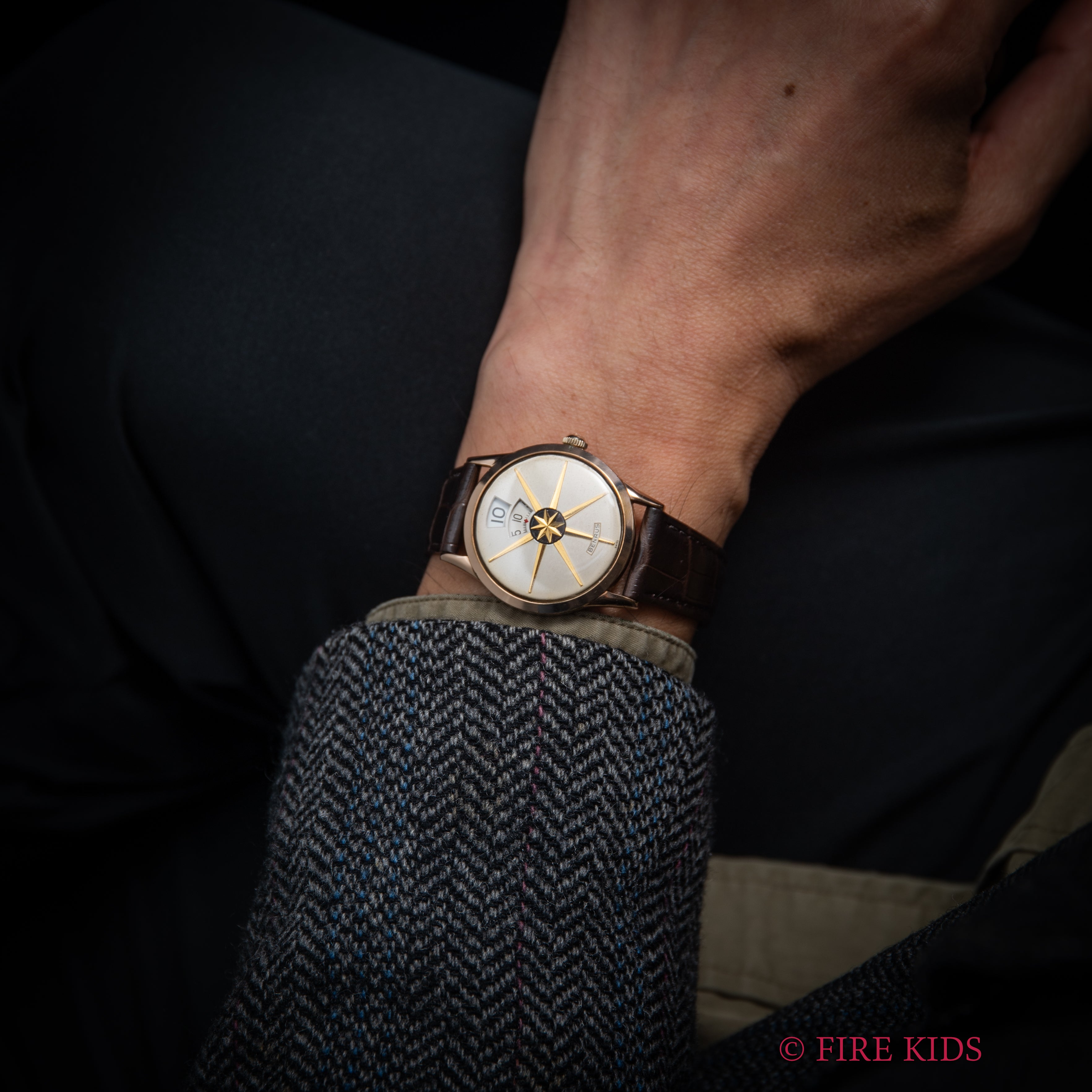 ベンラス ジャンピングアワー 1960年代製 手巻 GPケース オクタ