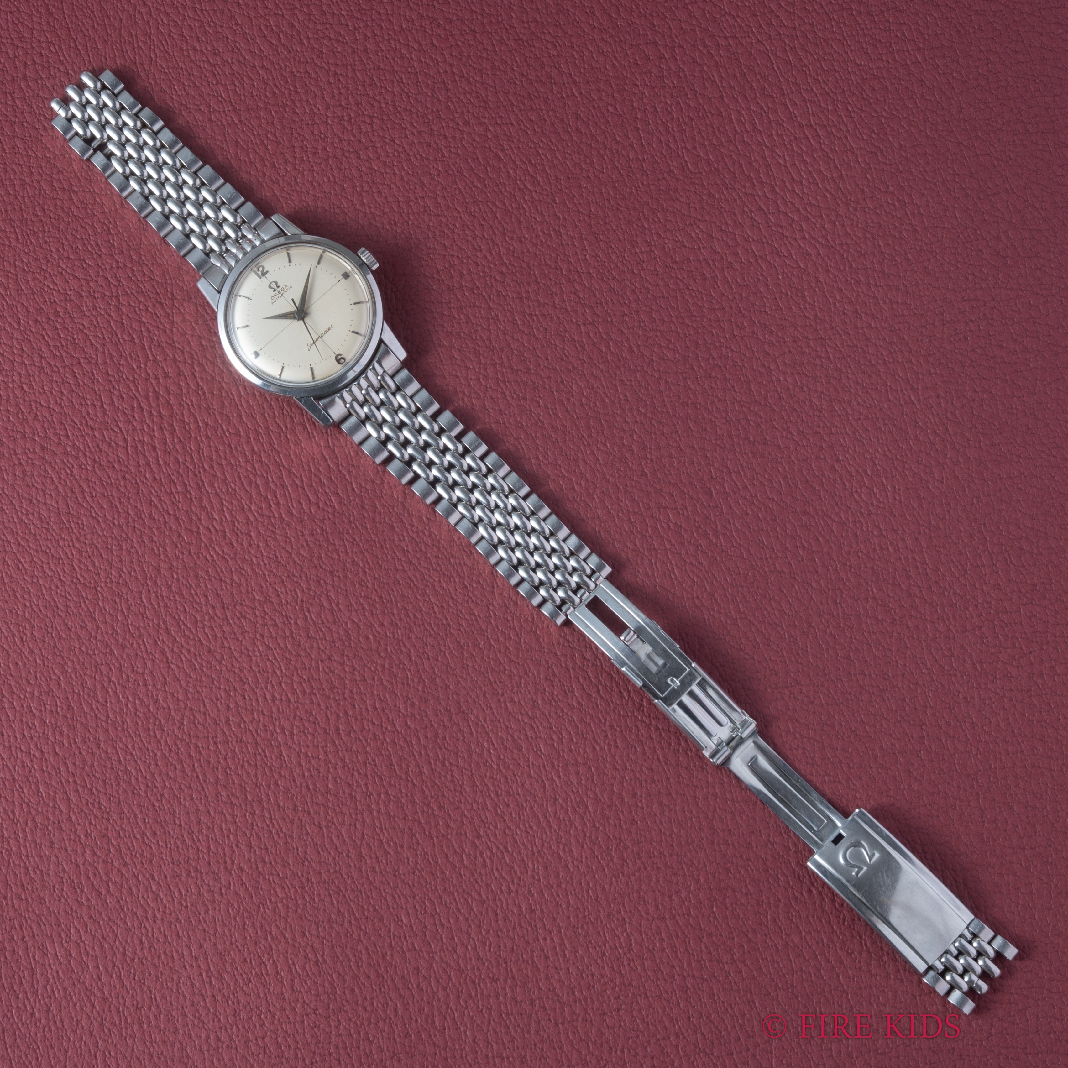 オメガ シーマスター オートマチック 1958年製 Ref.14729 2SC クロスライン 箱付き