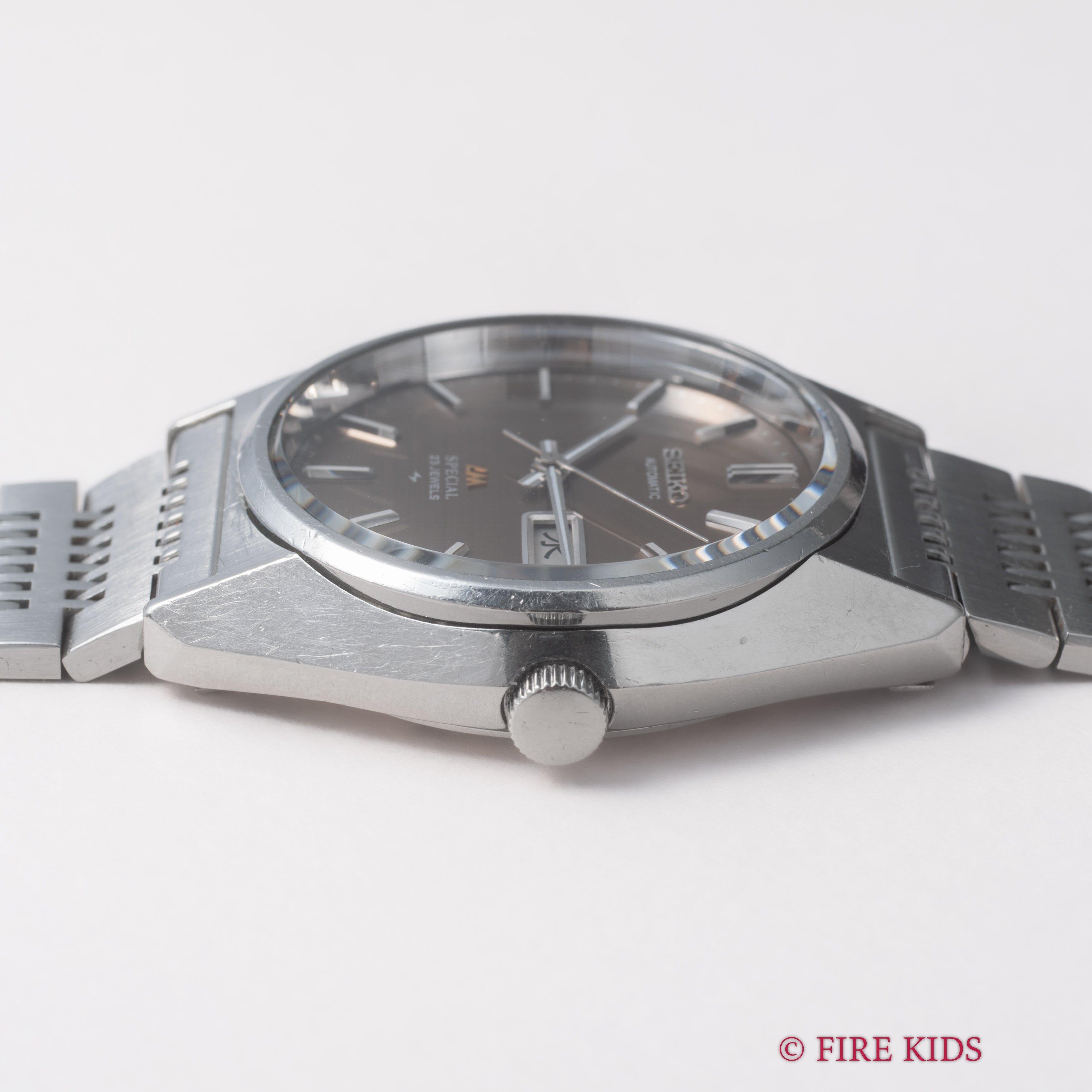セイコー ロードマチック スペシャル 1975年製 Ref.5216-8020 グレーダイヤル 純正ブレス