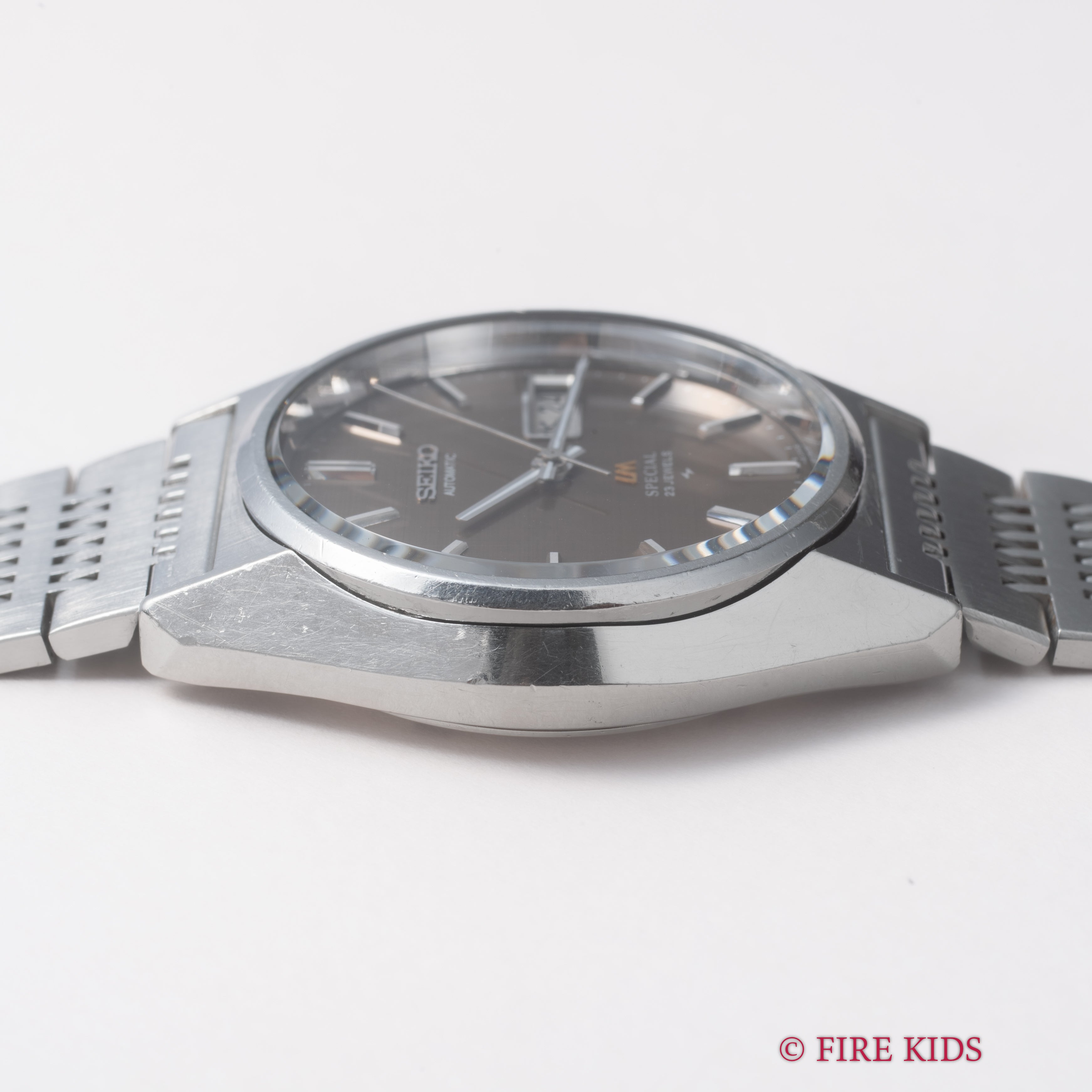 セイコー ロードマチック スペシャル 1975年製 Ref.5216-8020 グレーダイヤル 純正ブレス