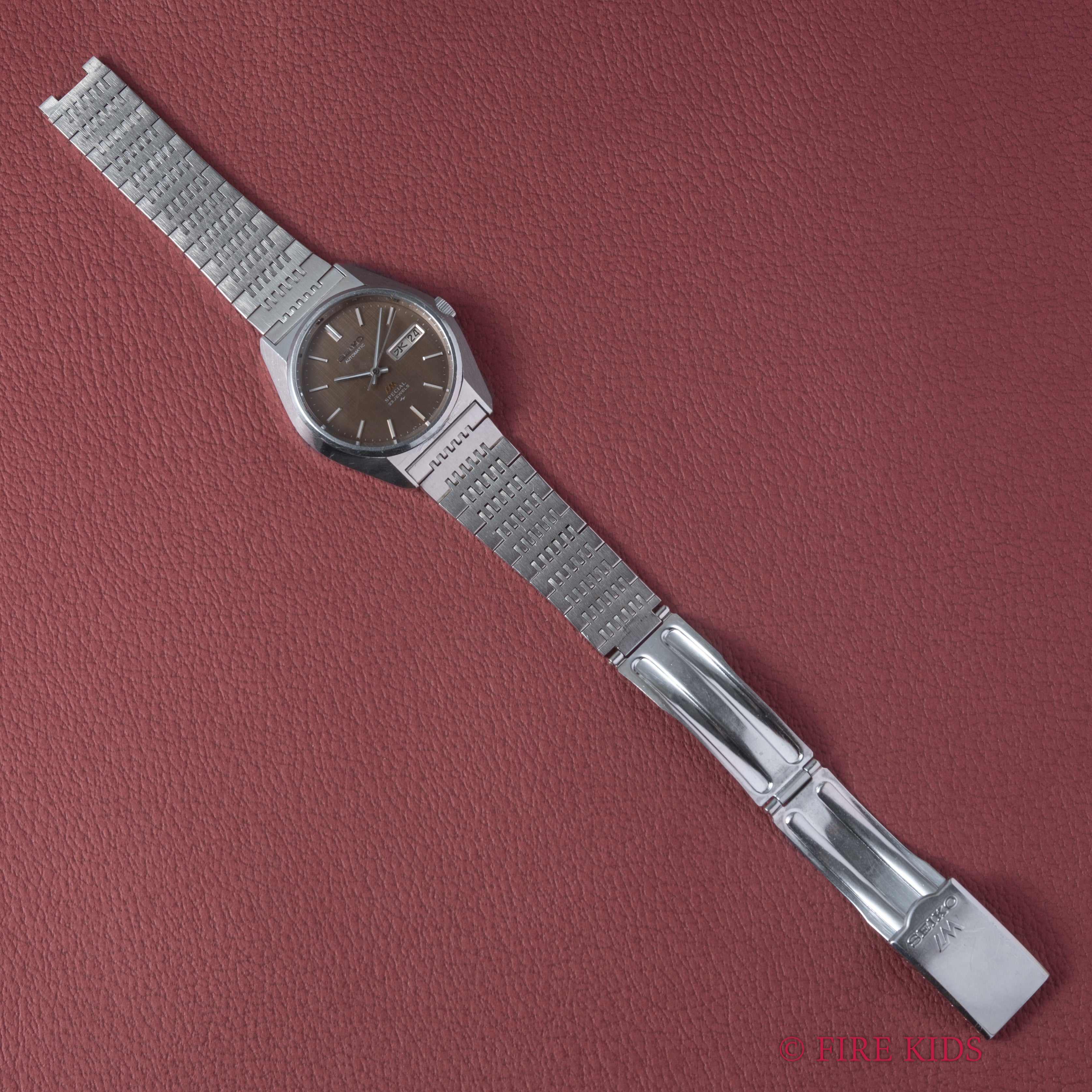 セイコー ロードマチック スペシャル 1975年製 Ref.5216-8020 グレーダイヤル 純正ブレス