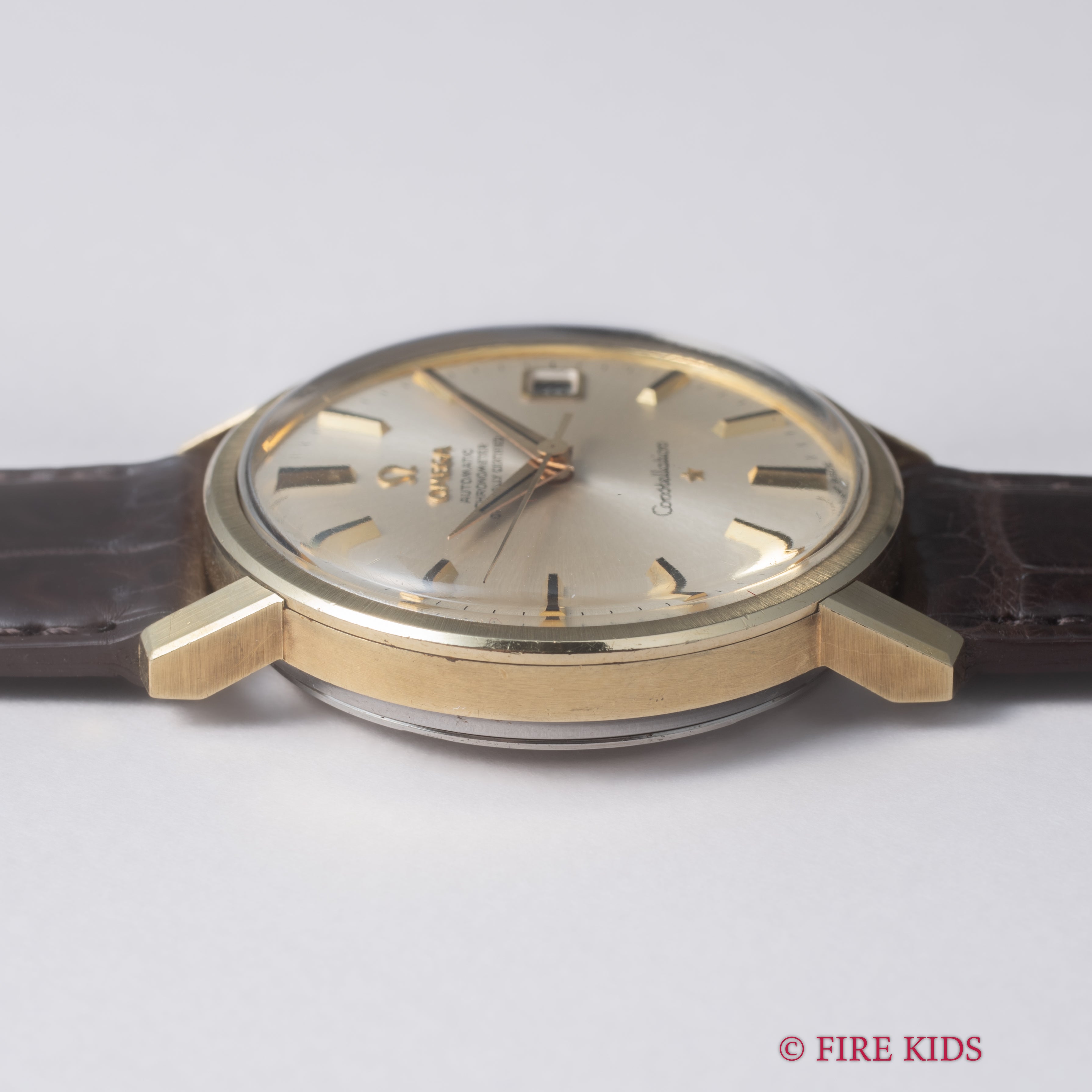 オメガ コンステレーション ラウンドケース トップゴールド 自動巻き 1969年製 Ref.168.018