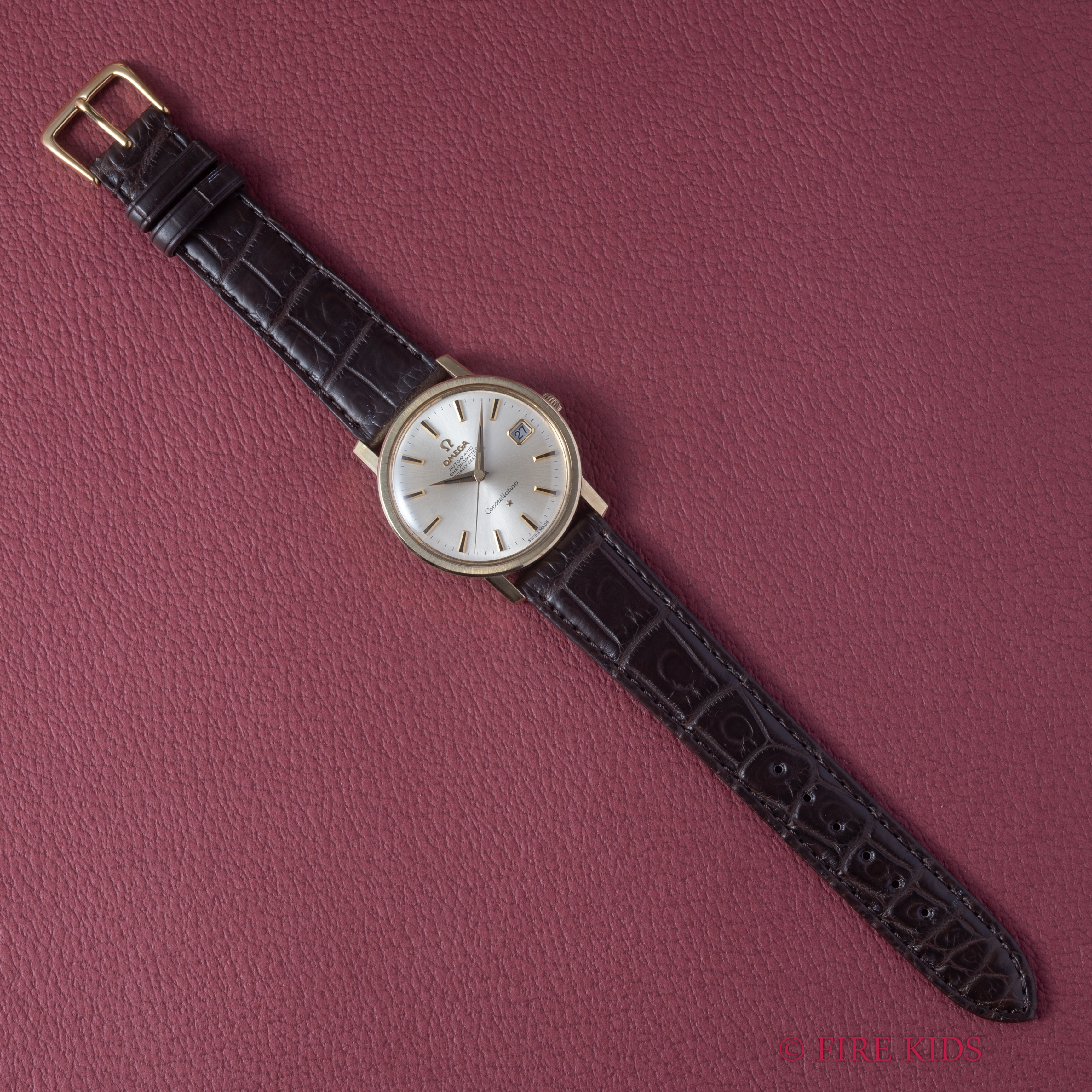 オメガ コンステレーション ラウンドケース トップゴールド 自動巻き 1969年製 Ref.168.018