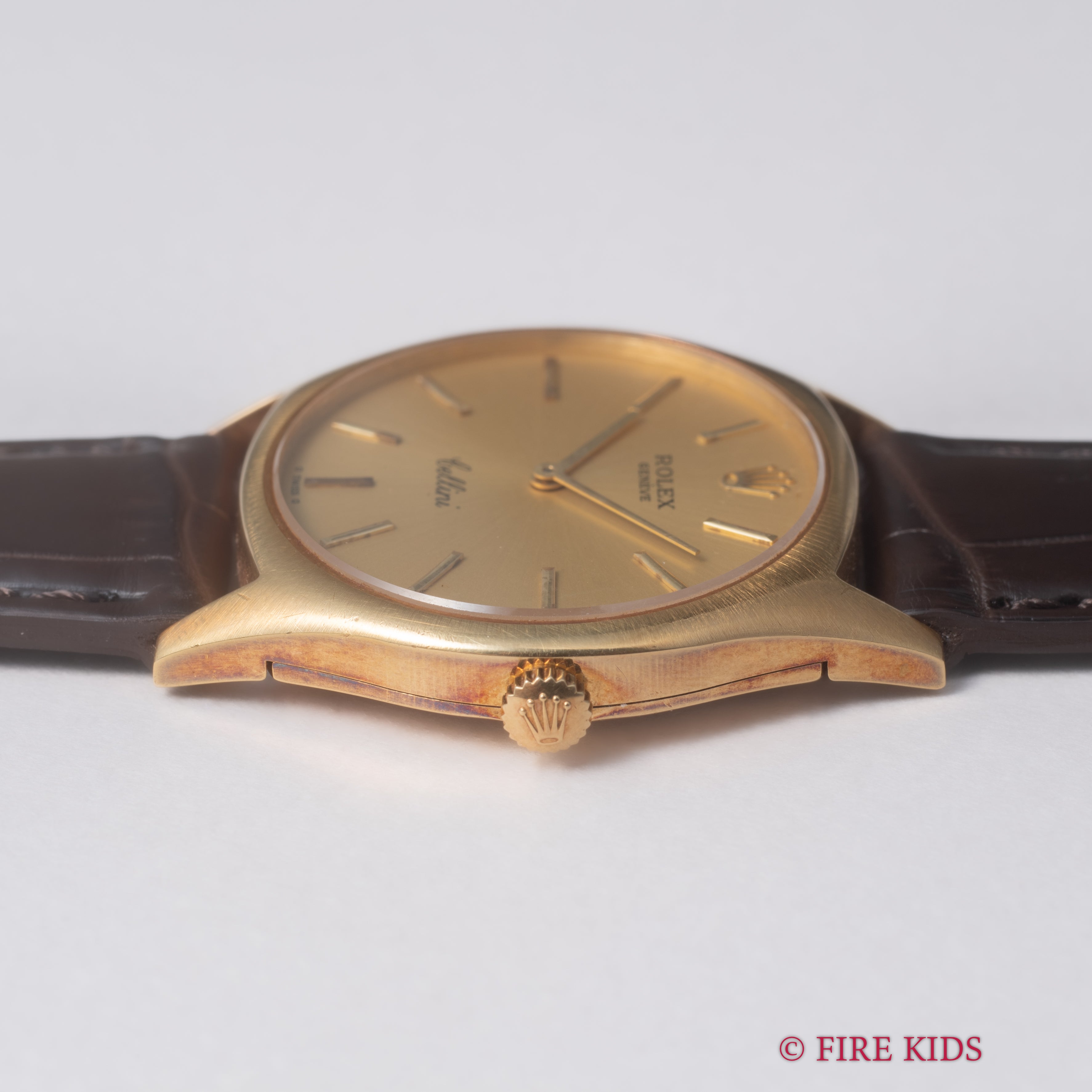 ロレックス チェリーニ 1974年製 Ref.3806 18金無垢イエローゴールド 手巻 純正GP尾錠付