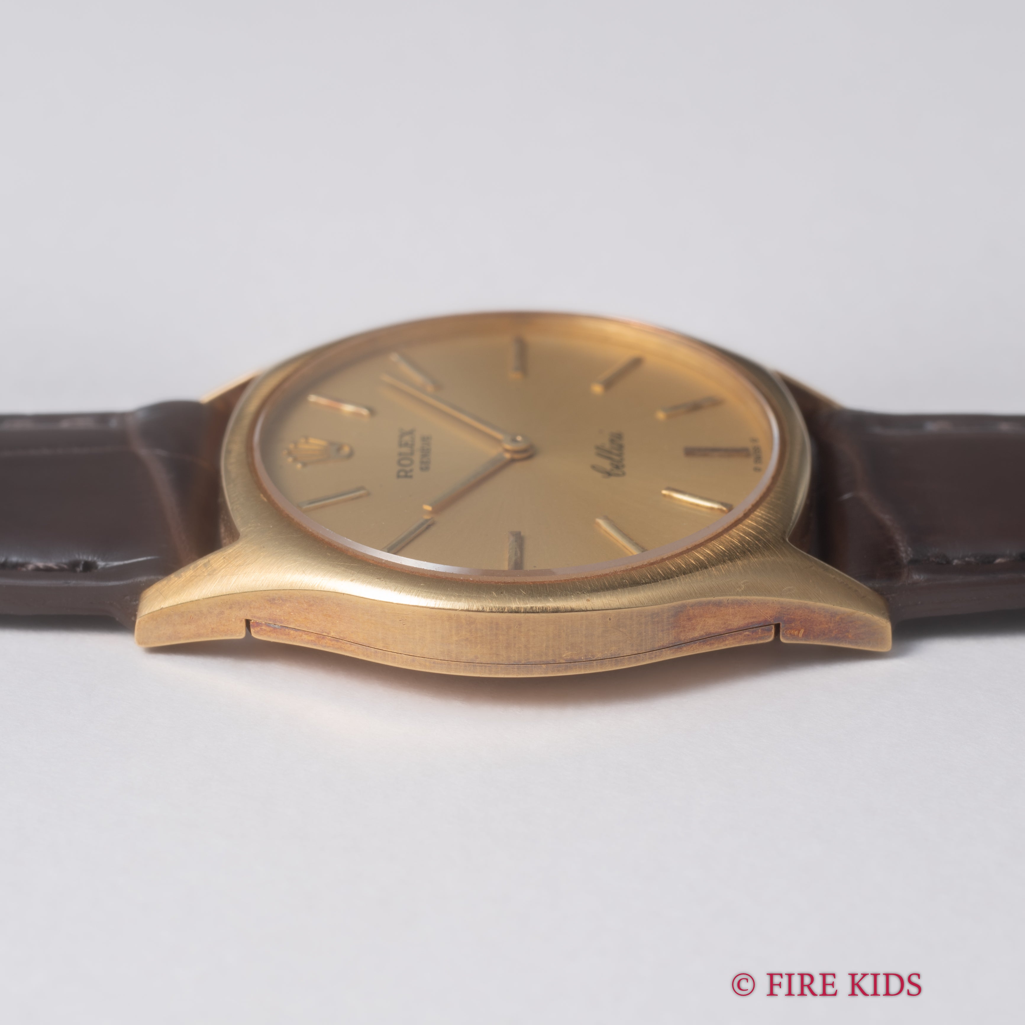 ロレックス チェリーニ 1974年製 Ref.3806 18金無垢イエローゴールド 手巻 純正GP尾錠付