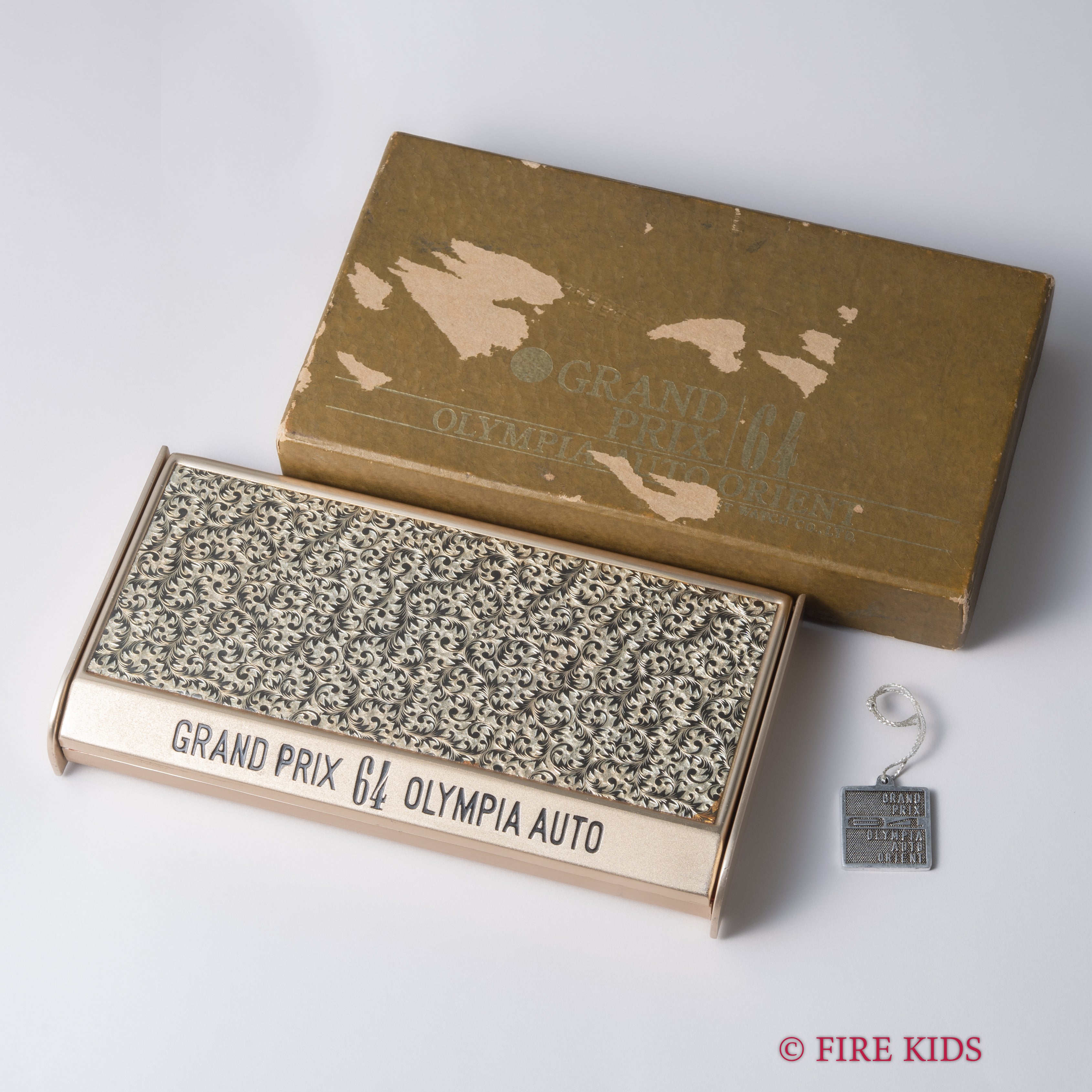 オリエント グランプリ64 1964年発売 OGF 箱、タグ付き 64石自動巻