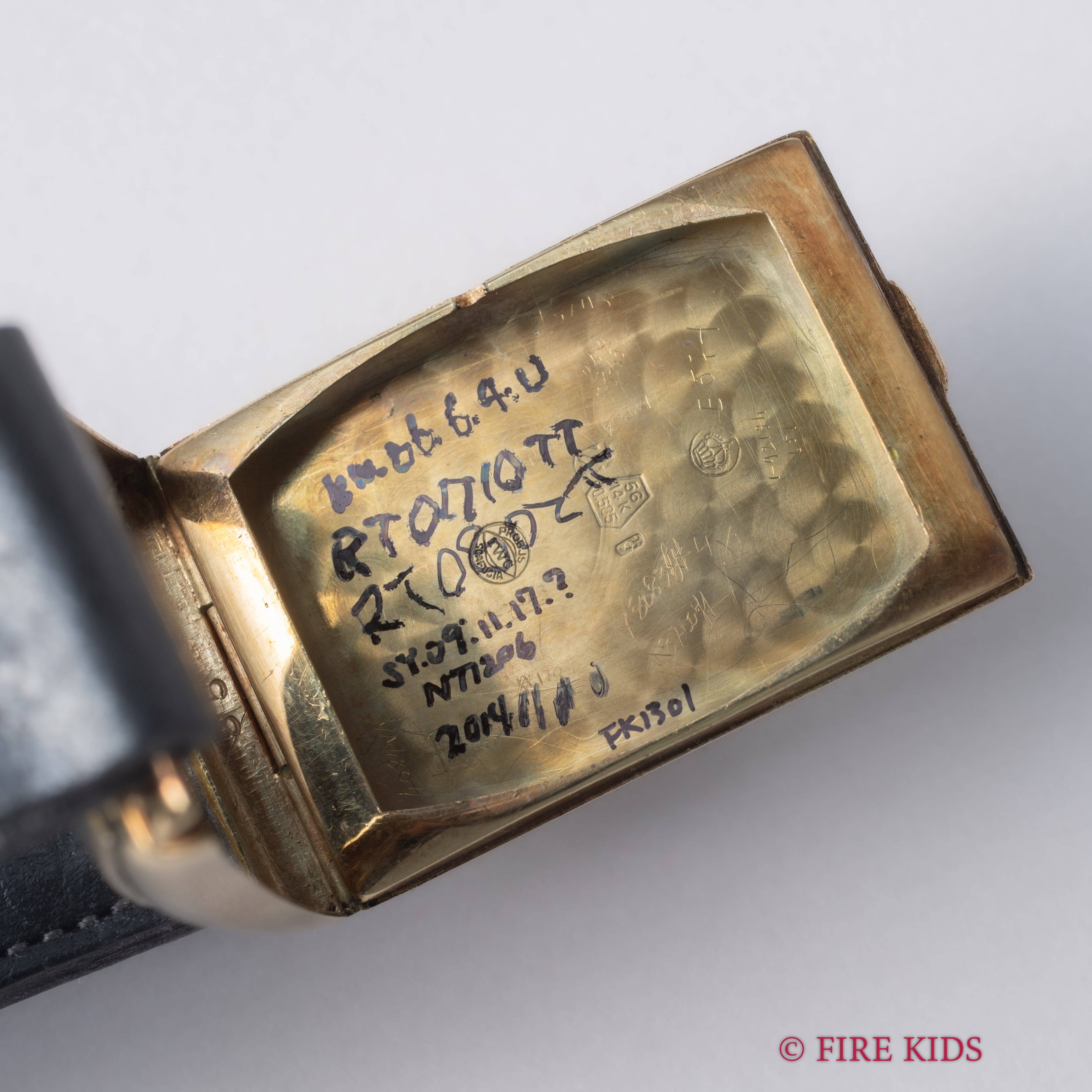IWC 1933年製 Cal.87搭載 14金無垢レクタンギュラーケース 飛びアラビアダイヤル