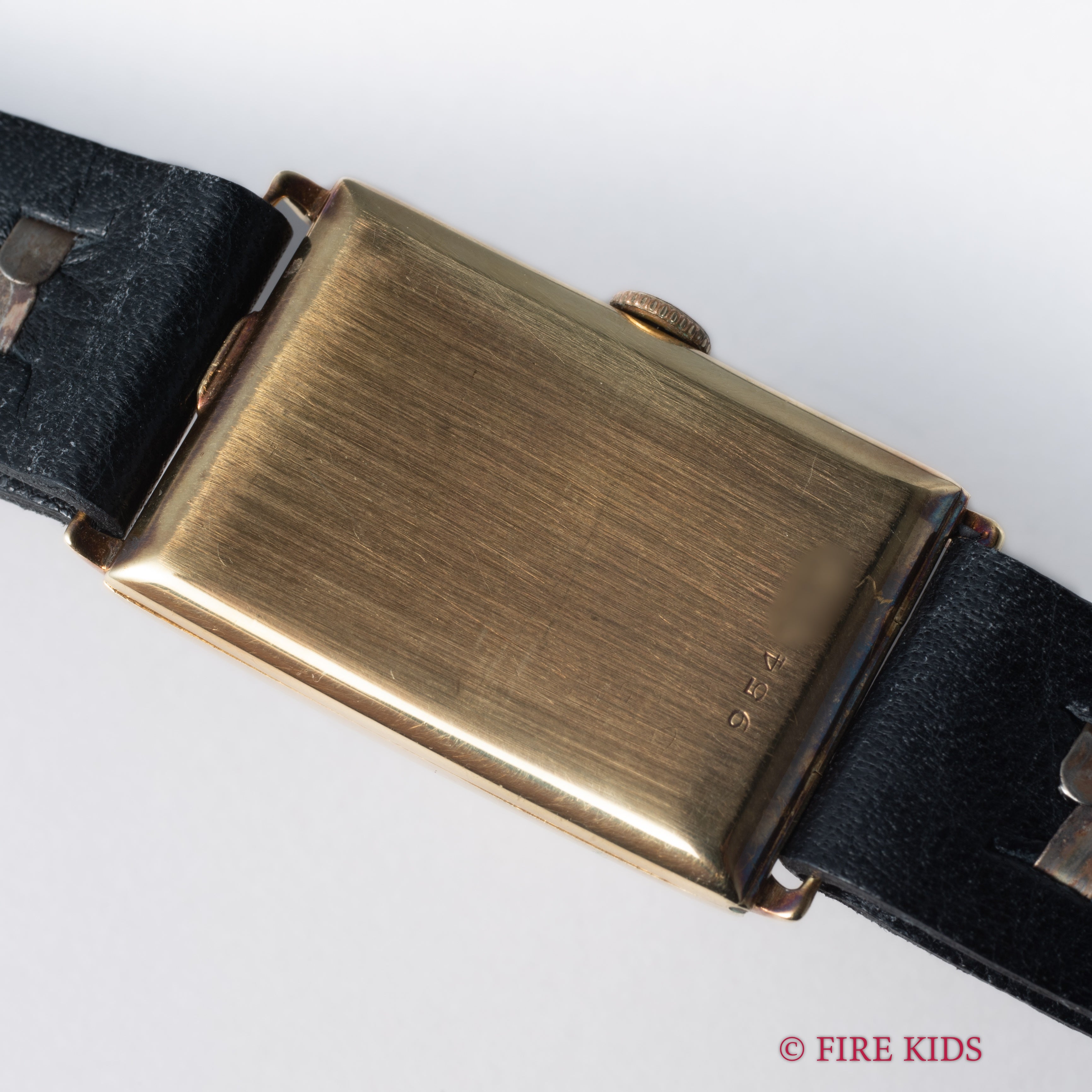 IWC 1933年製 Cal.87搭載 14金無垢レクタンギュラーケース 飛びアラビアダイヤル