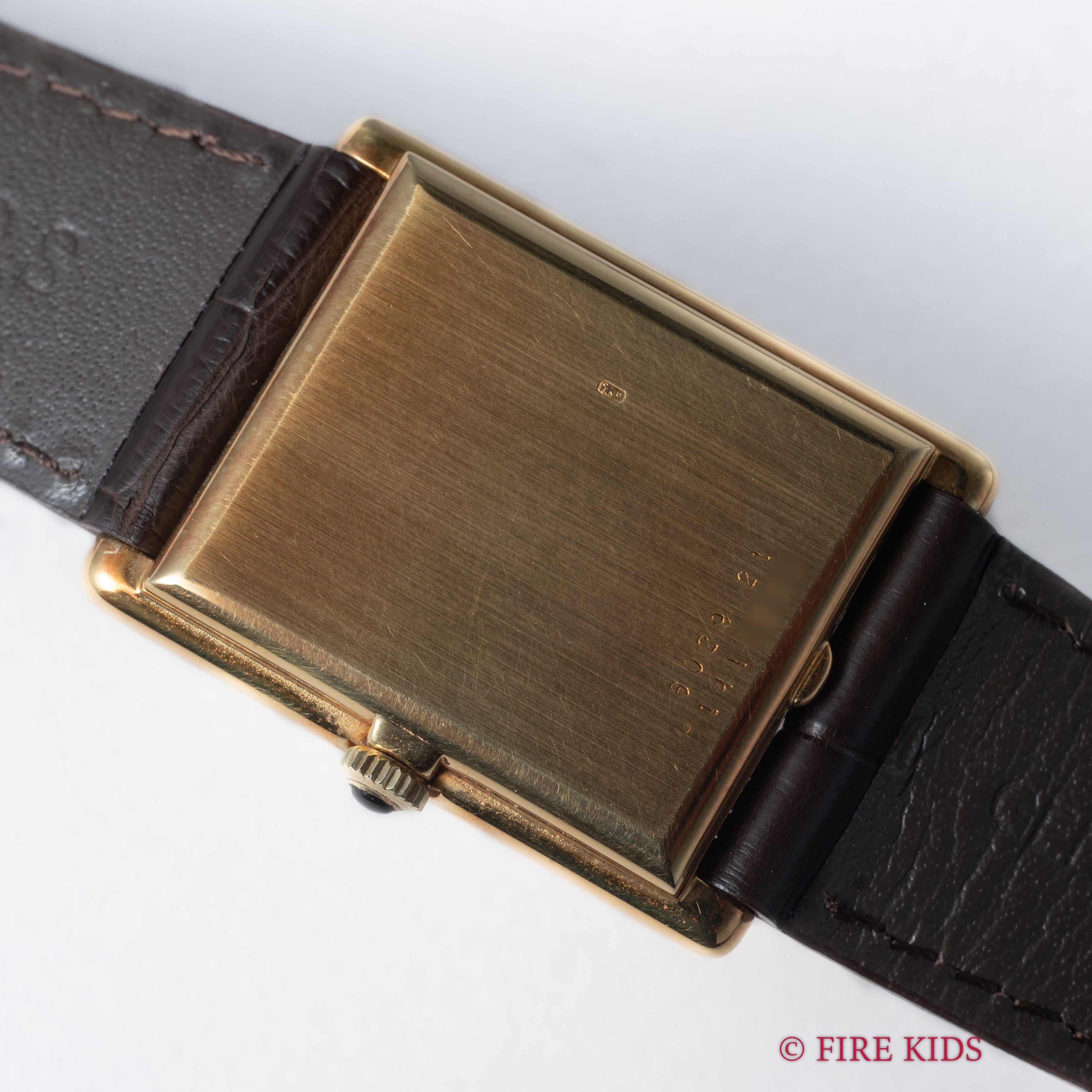 ジャガー・ルクルト 18金無垢イエローゴールド タンク型ケース 1980年代製 手巻き Cal.841