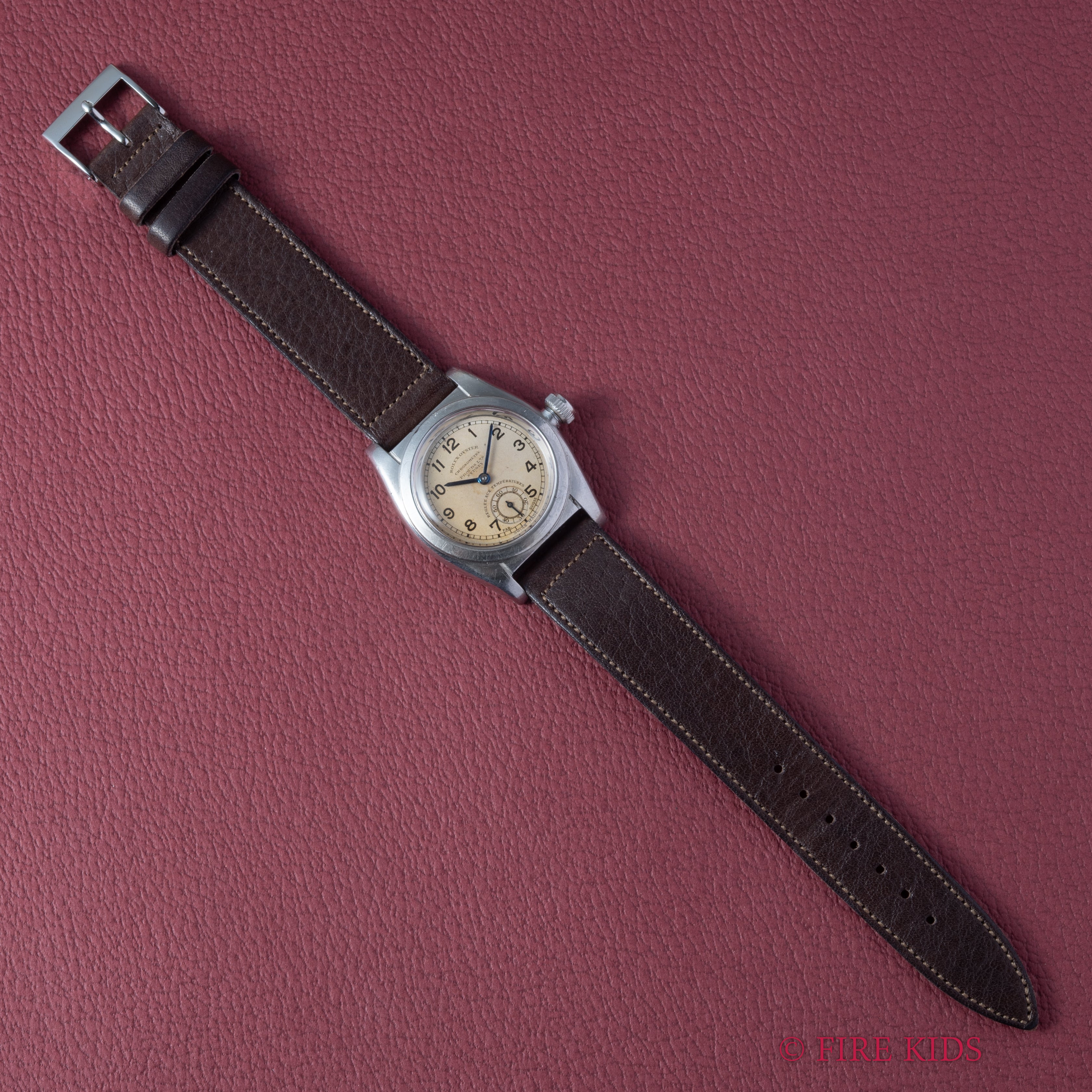 ロレックス オイスター フラットバック 1939年製 Ref.2765 手巻き スモールセコンド