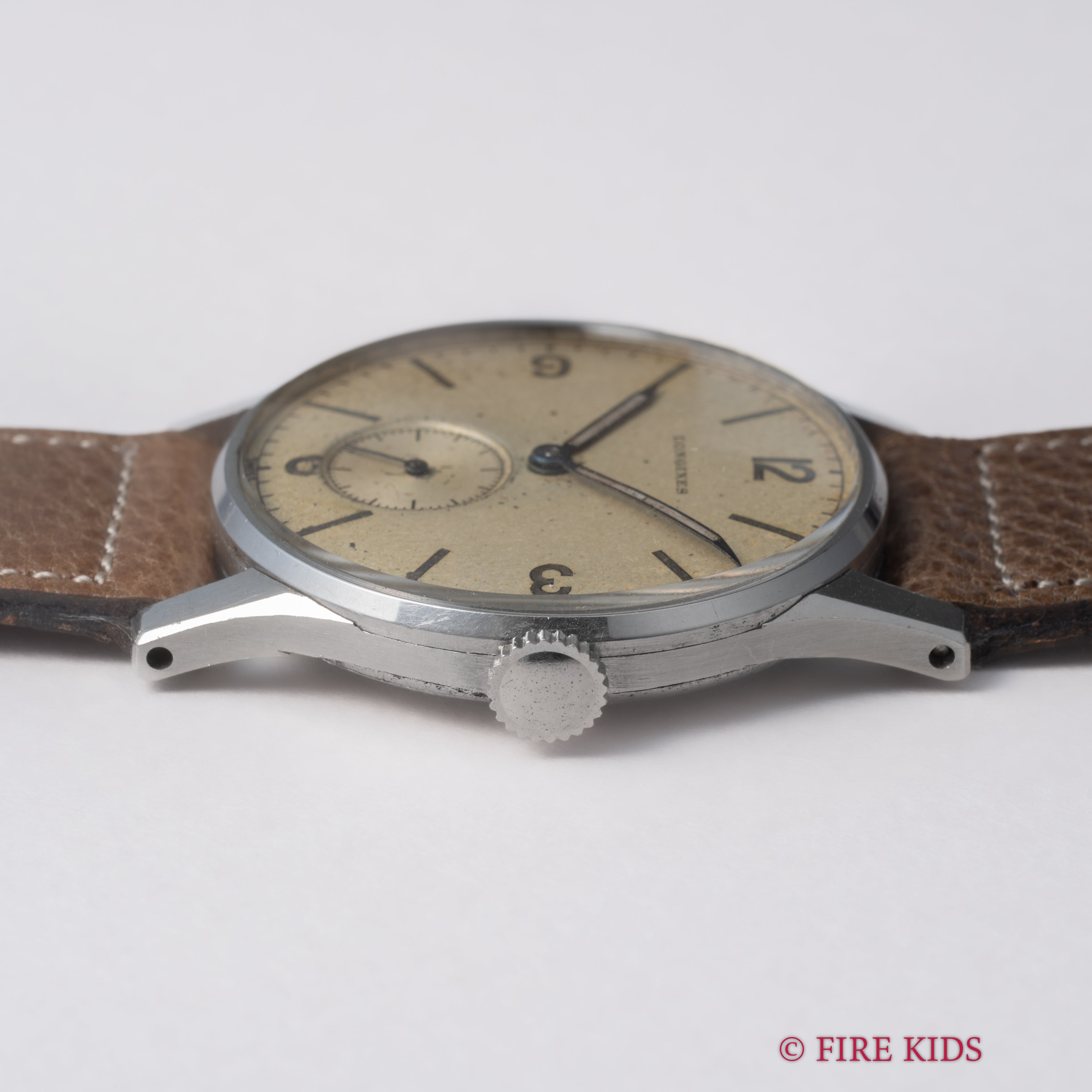 ロンジン 3バカダイヤル 1941年製 手巻きCal.23M スモールセコンド