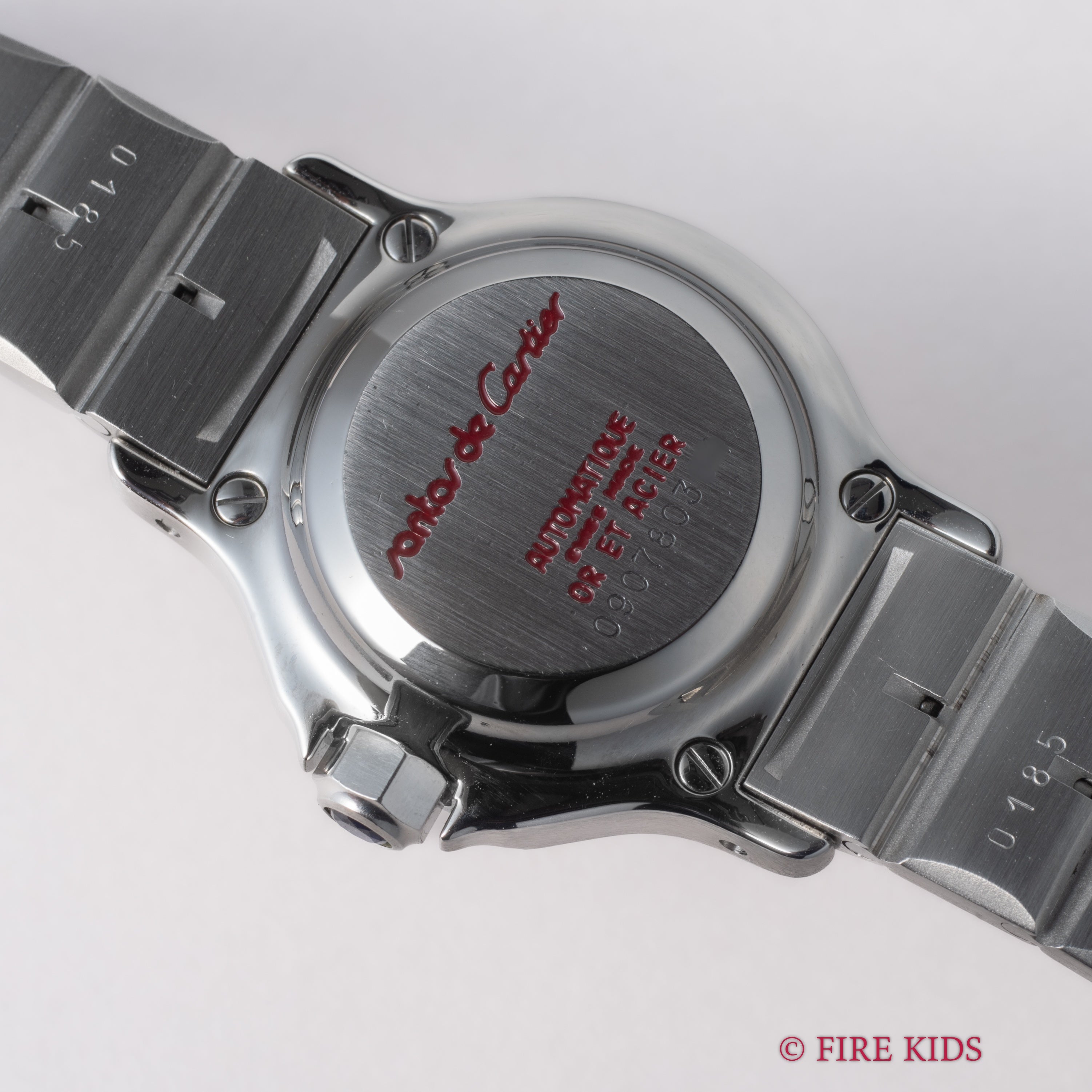 サントス オクタゴン 1980年代製 Ref.0907 SMサイズ コンビ 自動巻き ギャラ付き