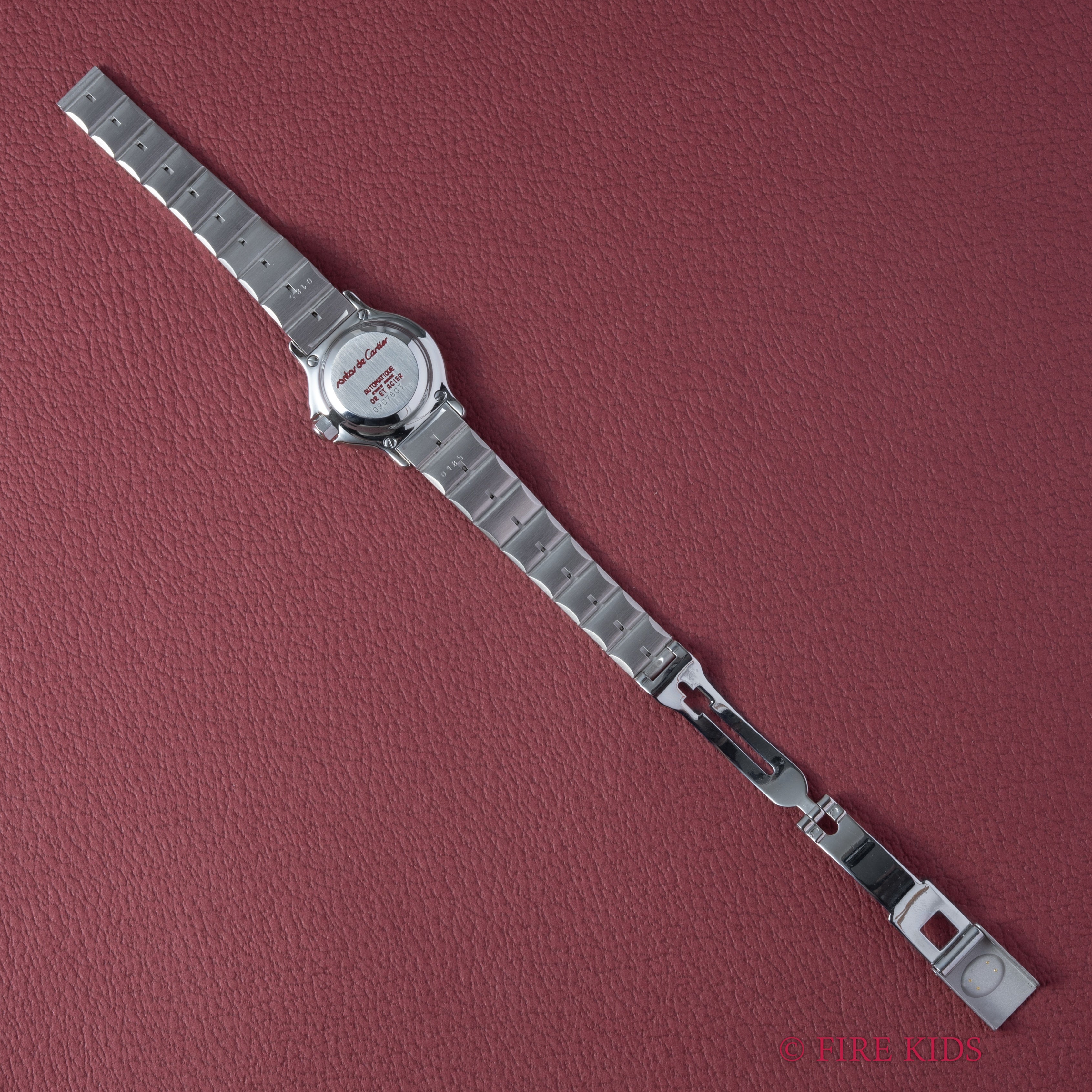 サントス オクタゴン 1980年代製 Ref.0907 SMサイズ コンビ 自動巻き ギャラ付き