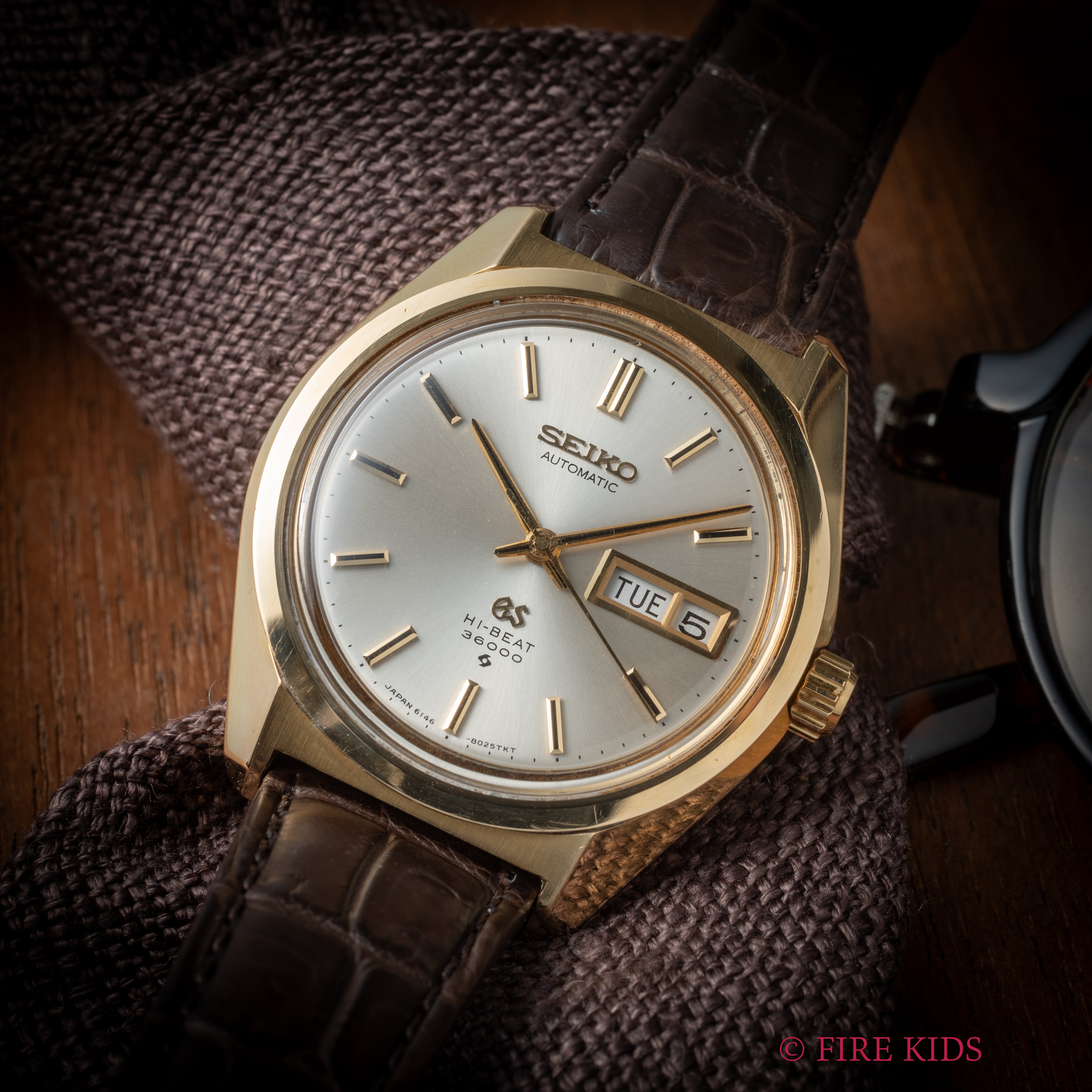 グランドセイコー 18金無垢61GS 1969年製 Ref.6146-8000 10振動自動巻