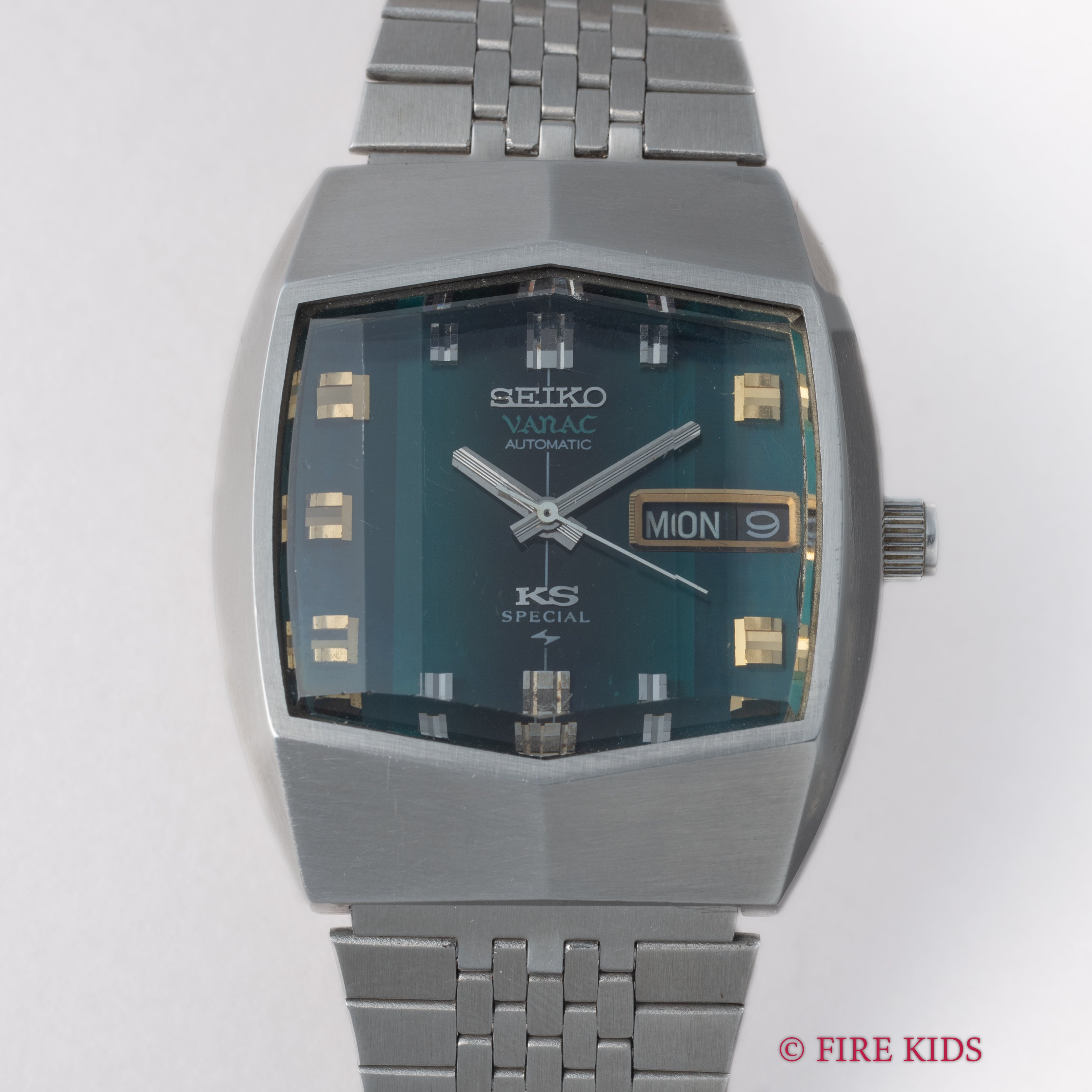 キングセイコー スペシャル バナック 1973年製 Ref.5256-5000 グリーングラデーションダイヤル 純正ブレス