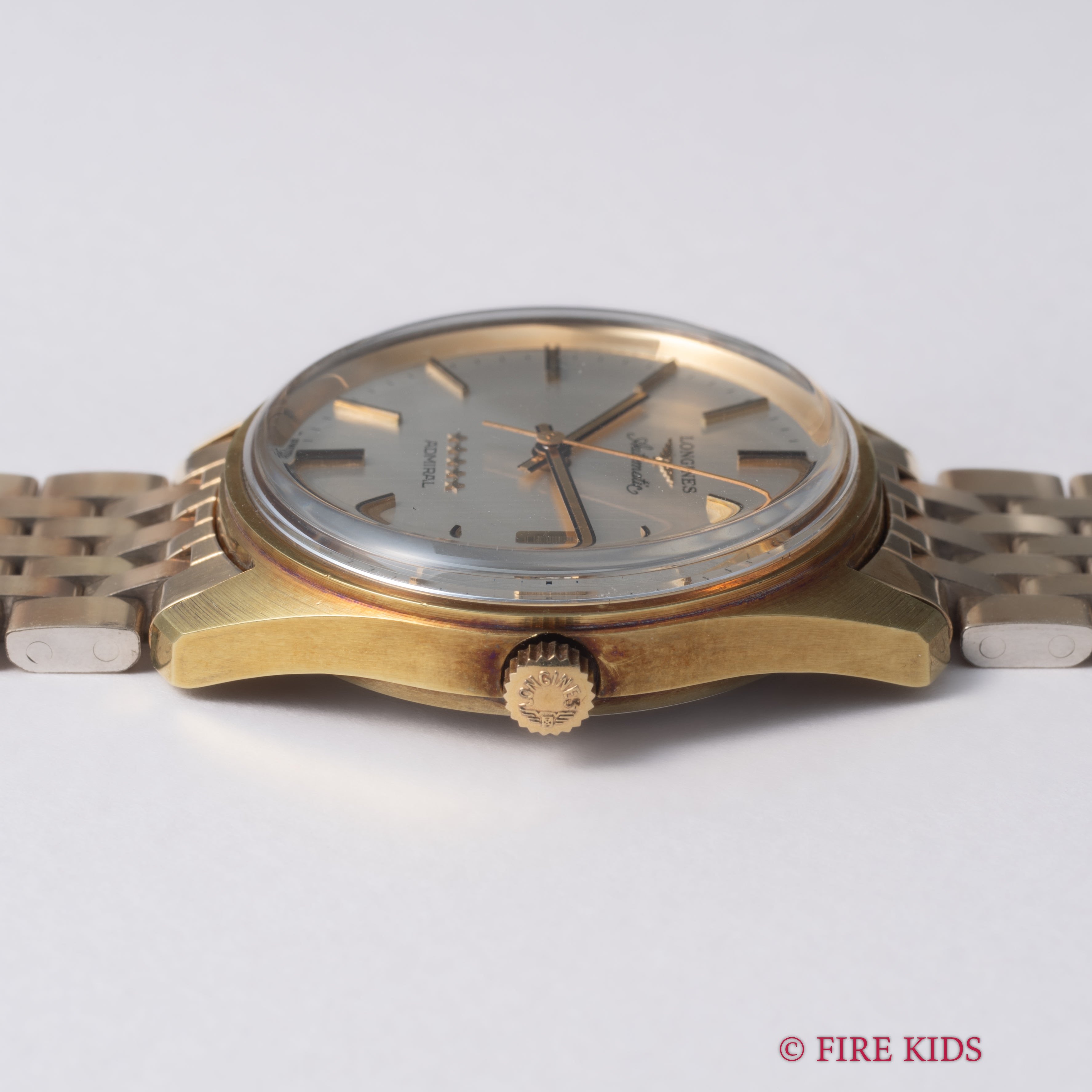 ロンジン アドミラル ファイブスター 1969年製 未使用美品 自動巻 GFケース 純正ブレス