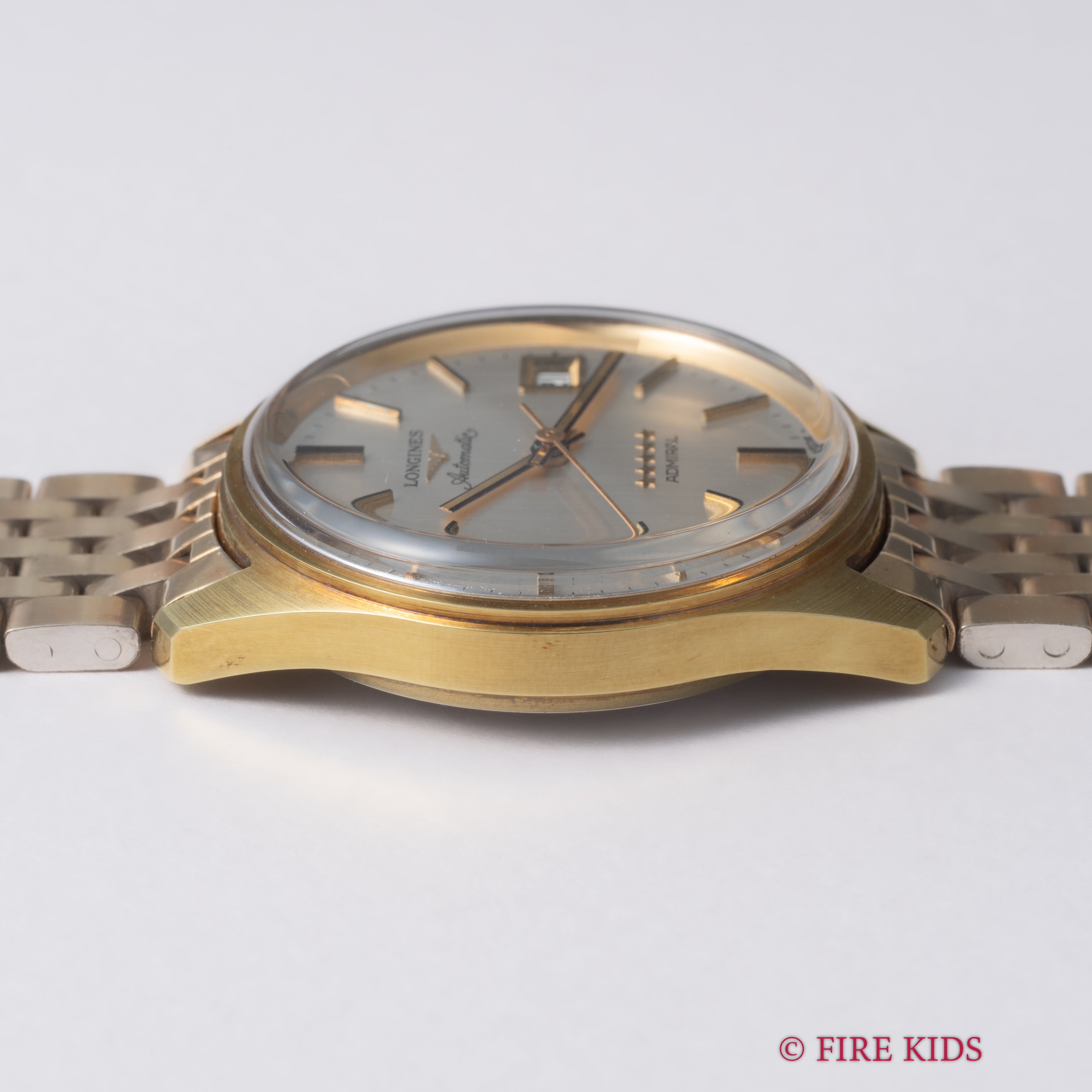 ロンジン アドミラル ファイブスター 1969年製 未使用美品 自動巻 GFケース 純正ブレス