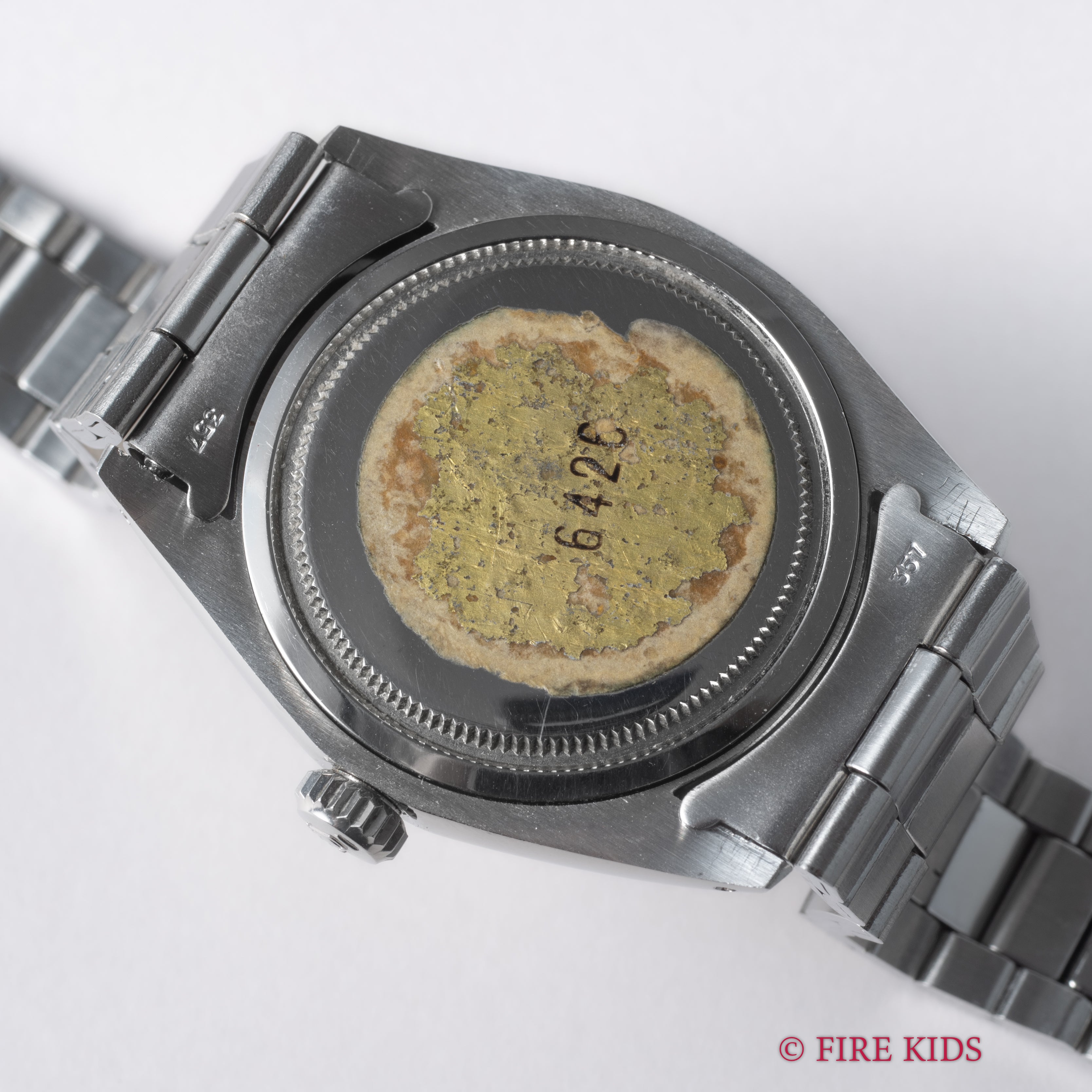 ロレックス オイスター 1972年製 Ref.6426 手巻 シルバーダイヤル 3連オイスターブレス