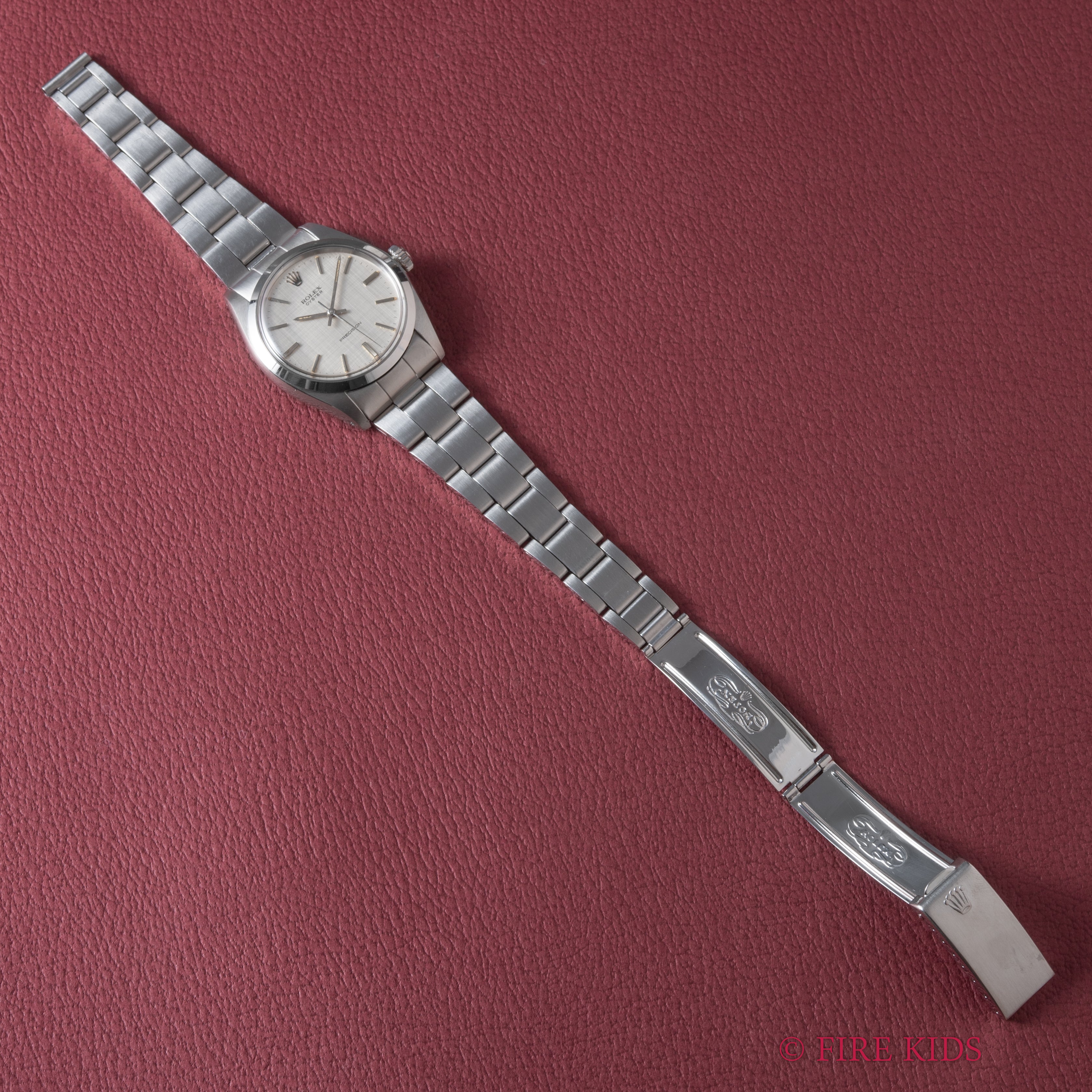 ロレックス オイスター 1972年製 Ref.6426 手巻 シルバーダイヤル 3連オイスターブレス