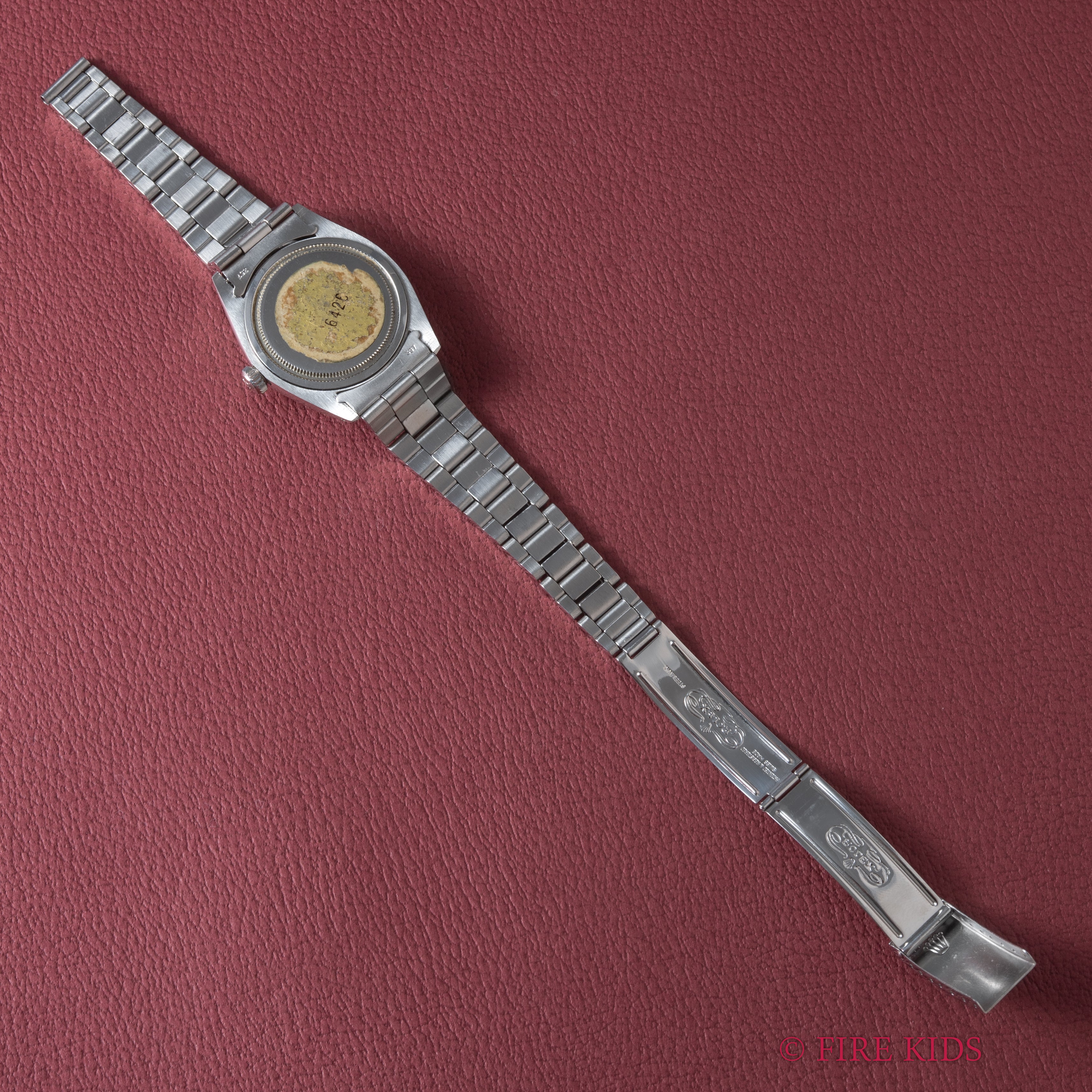 ロレックス オイスター 1972年製 Ref.6426 手巻 シルバーダイヤル 3連オイスターブレス