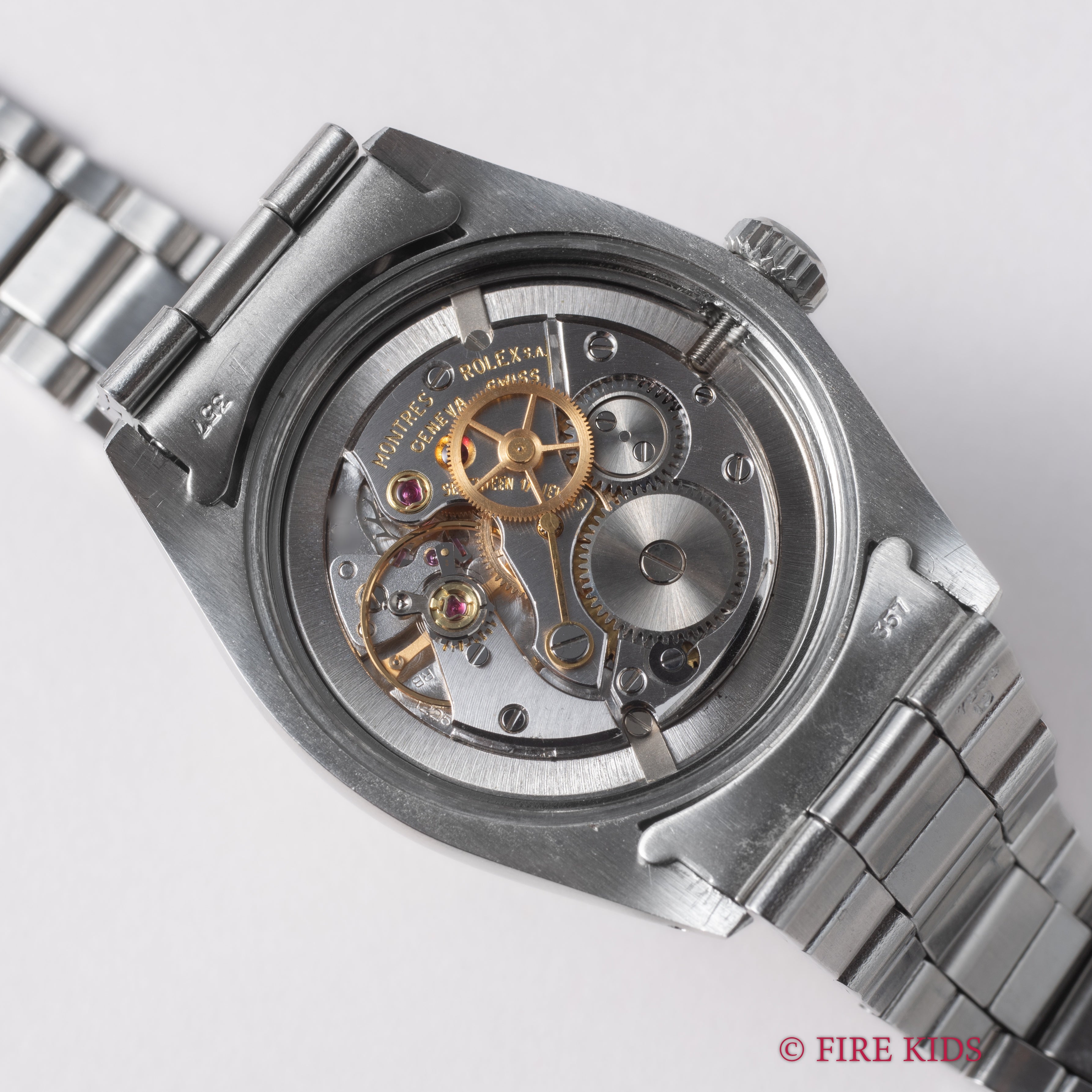 ロレックス オイスター 1972年製 Ref.6426 手巻 シルバーダイヤル 3連オイスターブレス