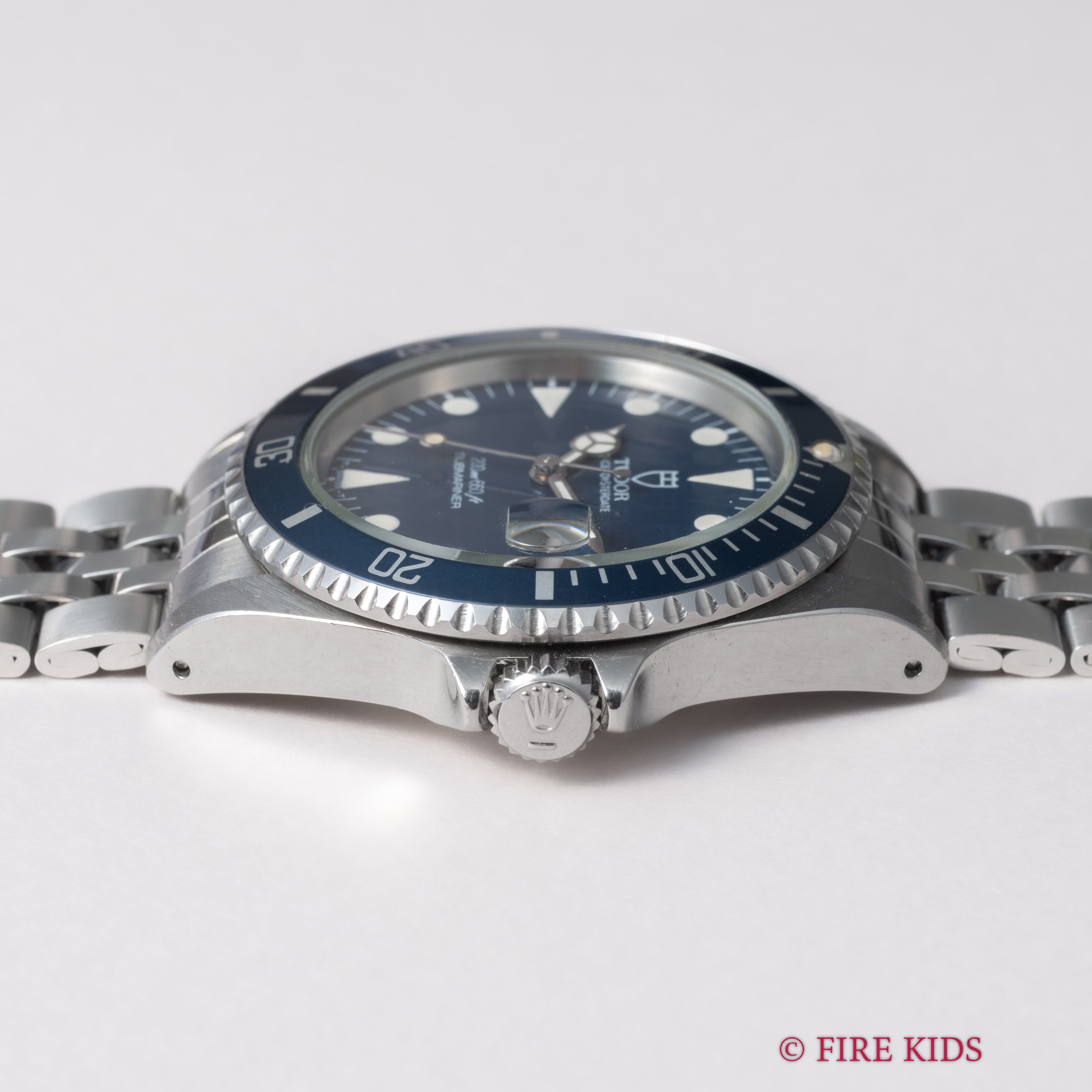 チューダー 1988年製 サブマリーナ Ref.76000 ブルー 36㎜ミッドサイズ 純正ブレス付き 箱付き