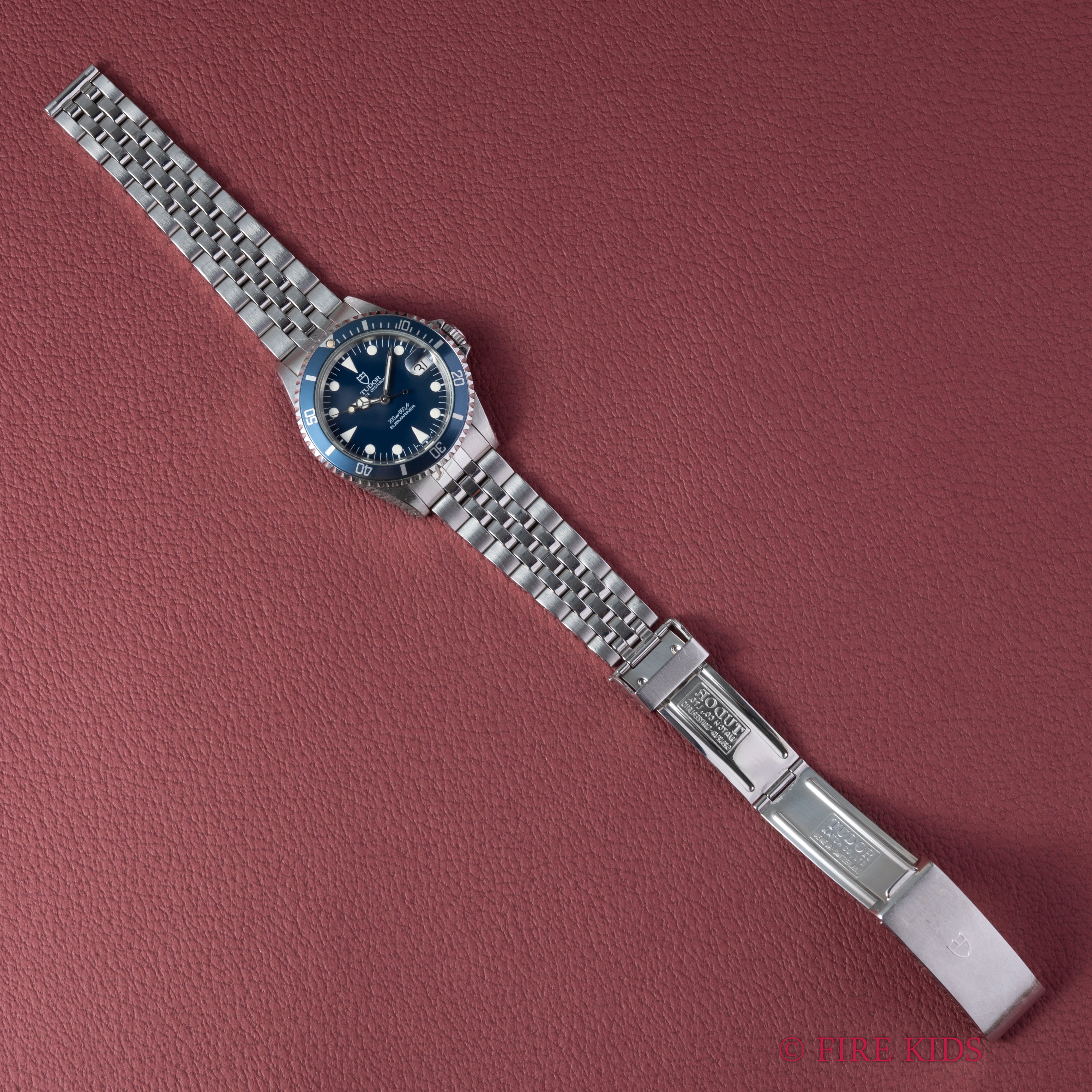 チューダー 1988年製 サブマリーナ Ref.76000 ブルー 36㎜ミッドサイズ 純正ブレス付き 箱付き