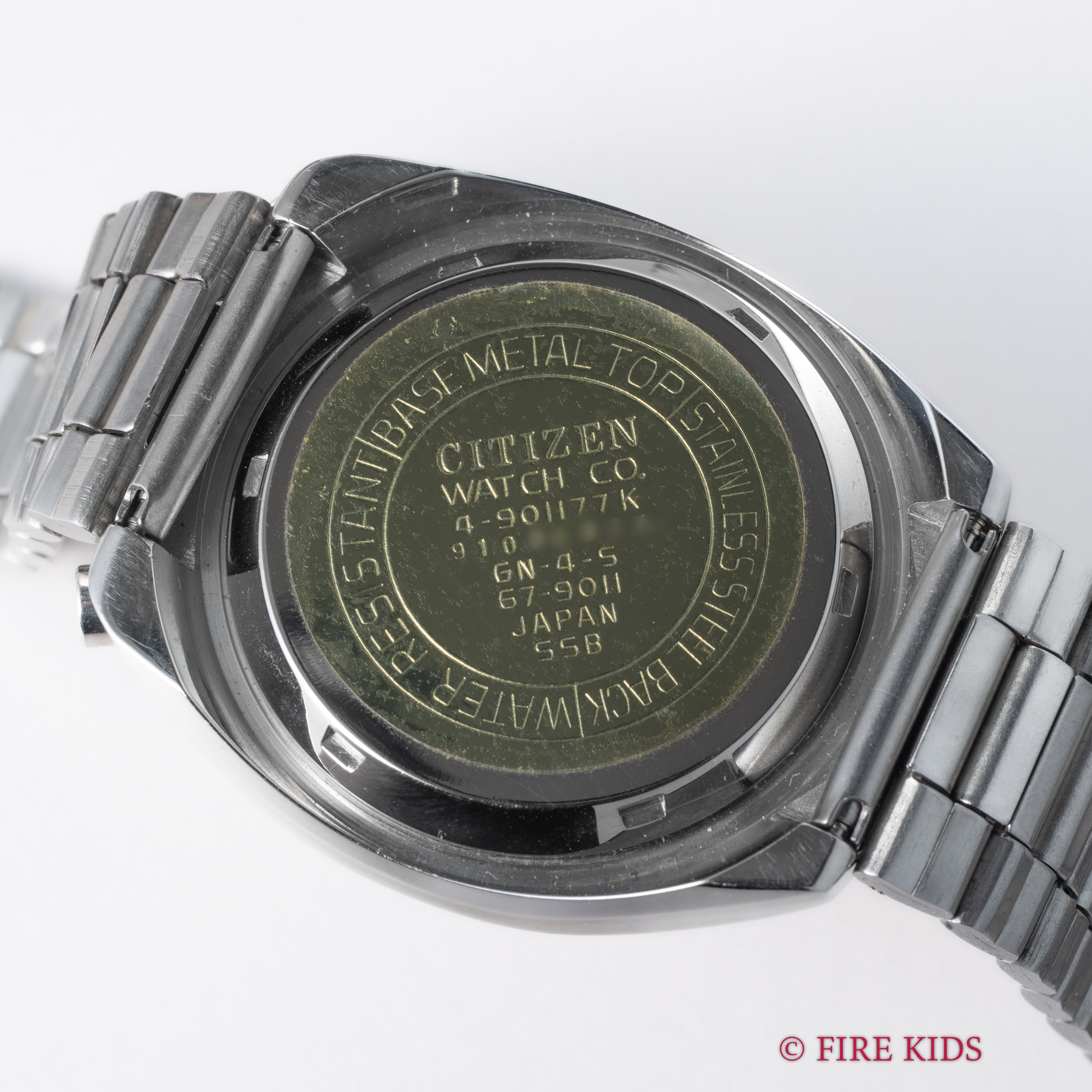 シチズン ツノクロノ チャレンジタイマー 1979年製 自動巻きクロノグラフ 純正ブレス