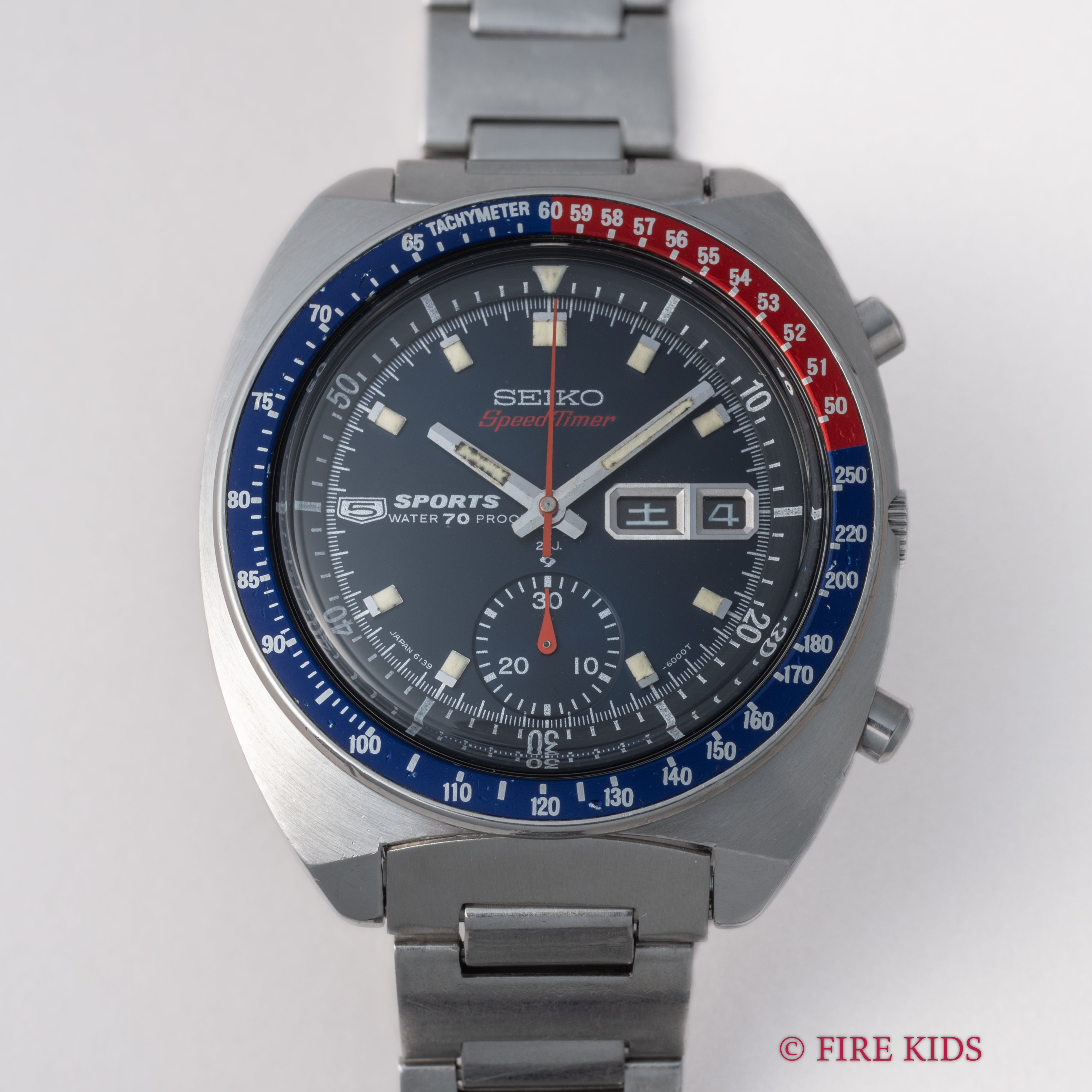 セイコー 1969年製 5スポーツ スピードタイマー Ref.6139-6000 クロノグラフ 純正ブレス付き