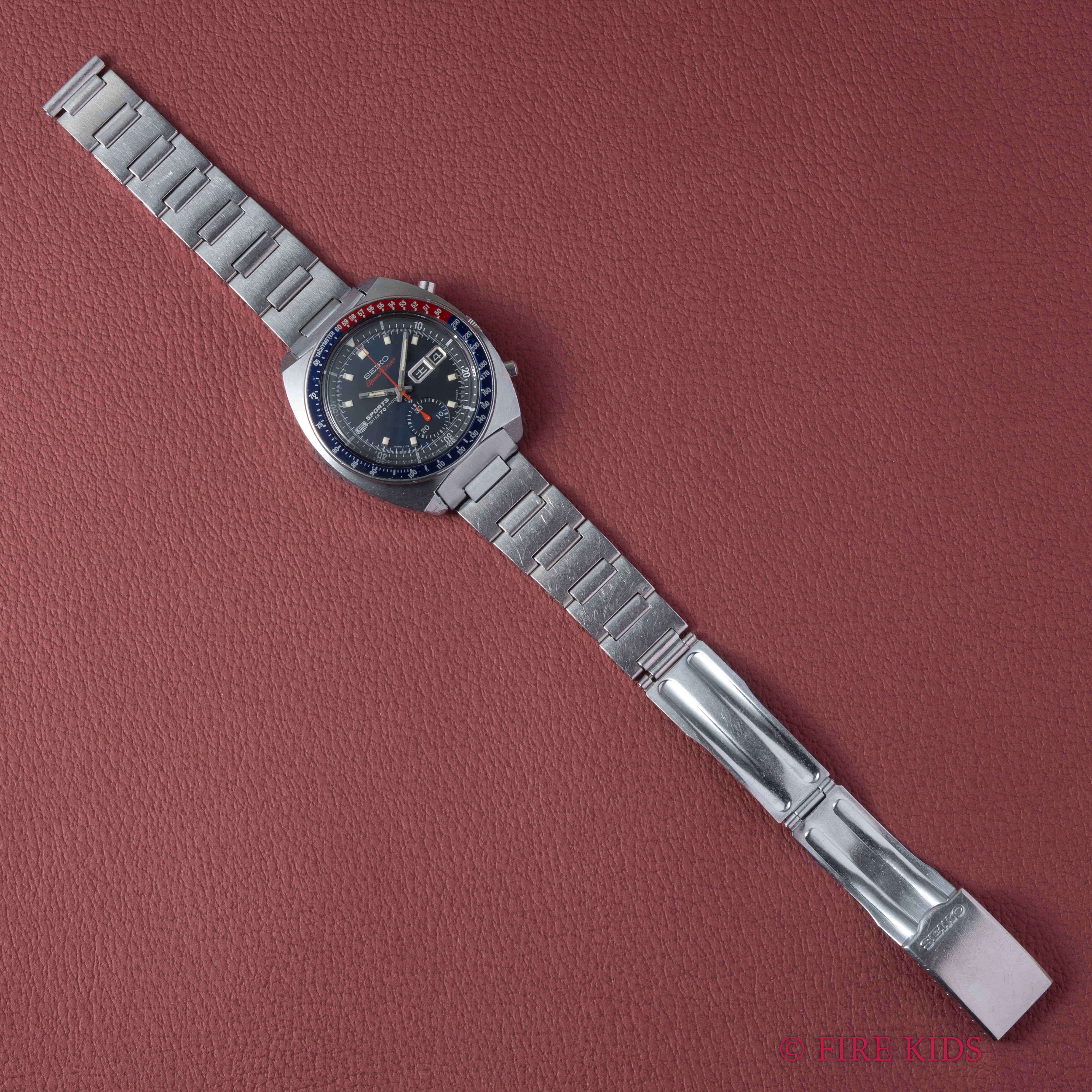 セイコー 1969年製 5スポーツ スピードタイマー Ref.6139-6000 クロノグラフ 純正ブレス付き